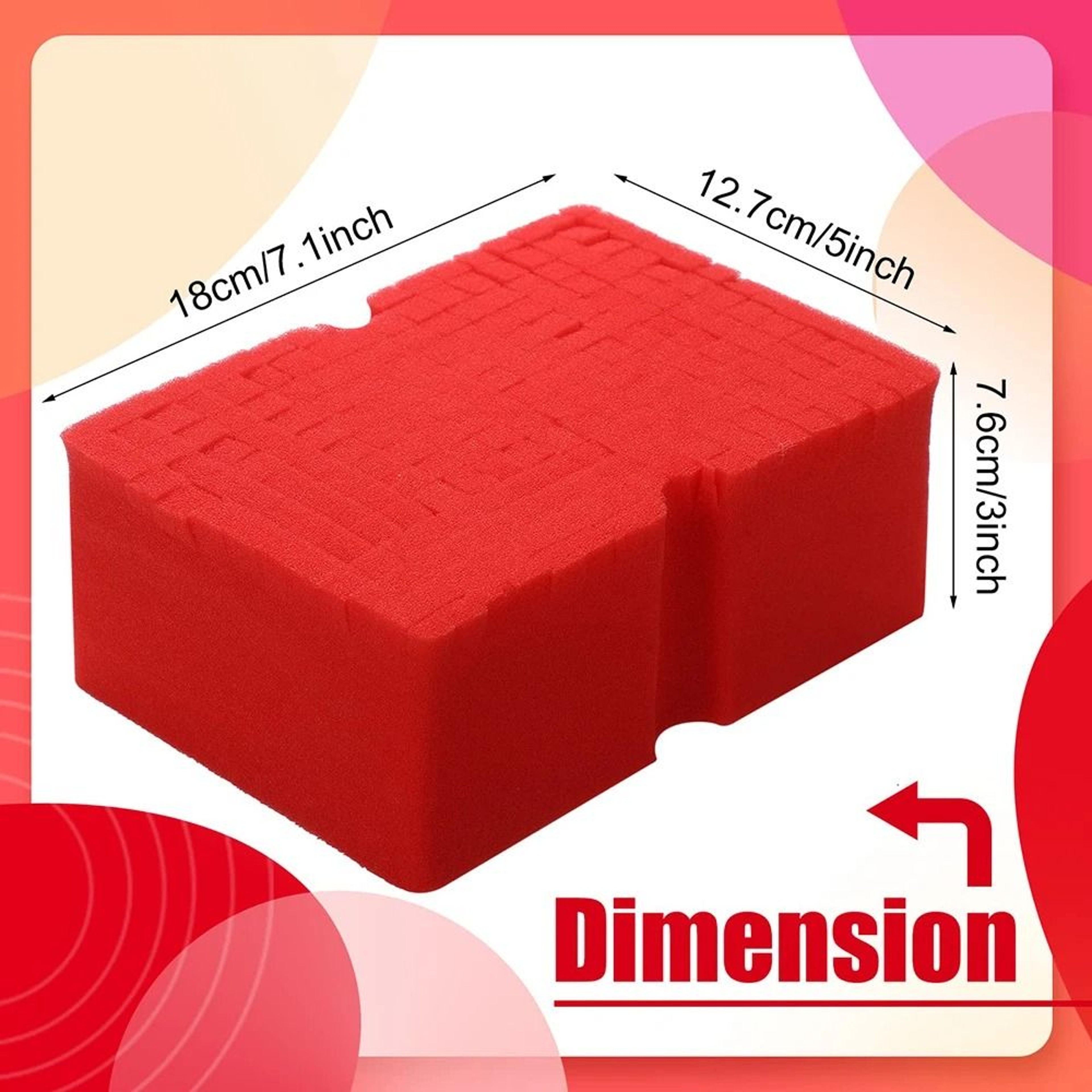Large Car Wash Sponge With Super Absorbent Soft Foam Design 5