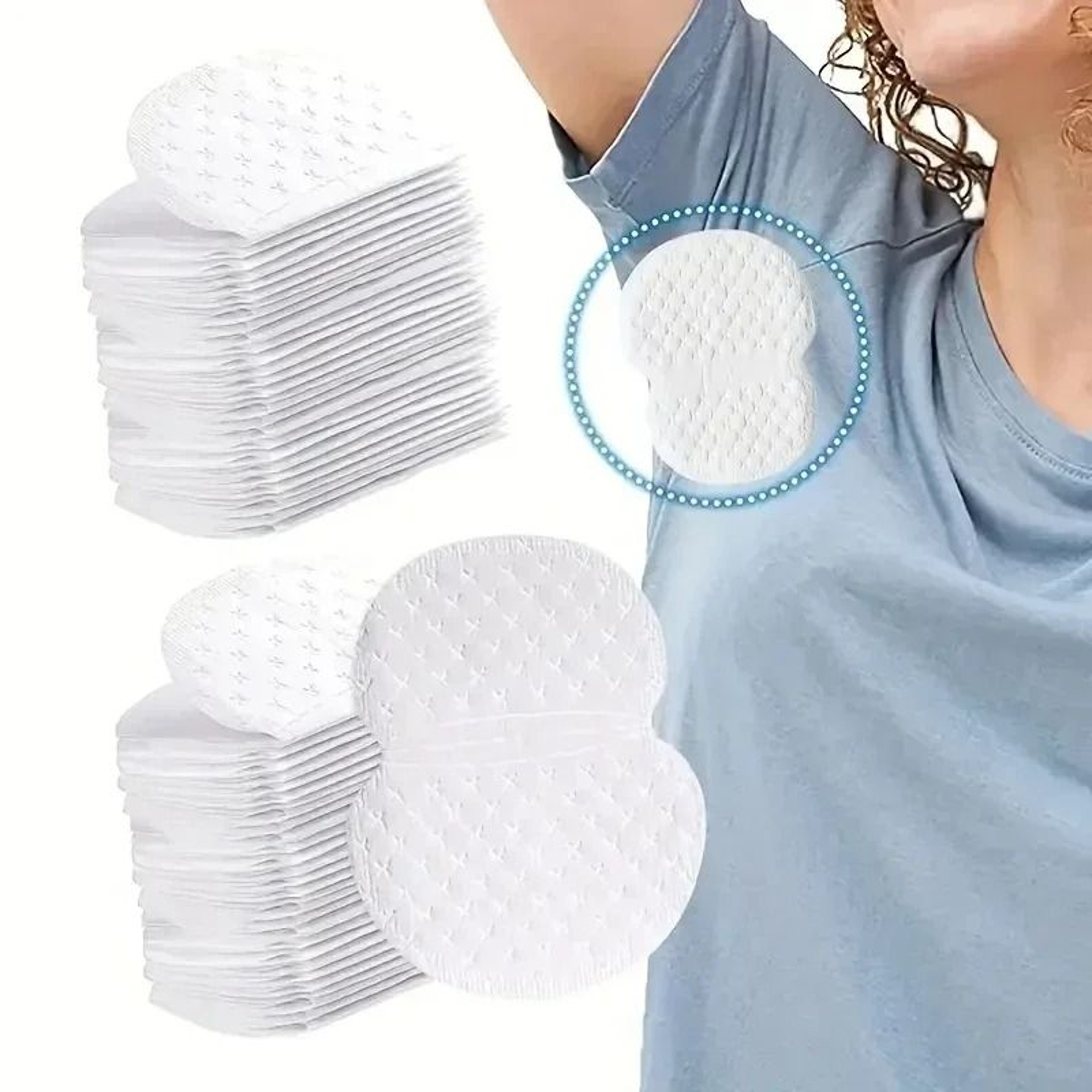 Unisex Disposable Underarm Sweat Pads For Sweat Absorption And Odor Protection 5