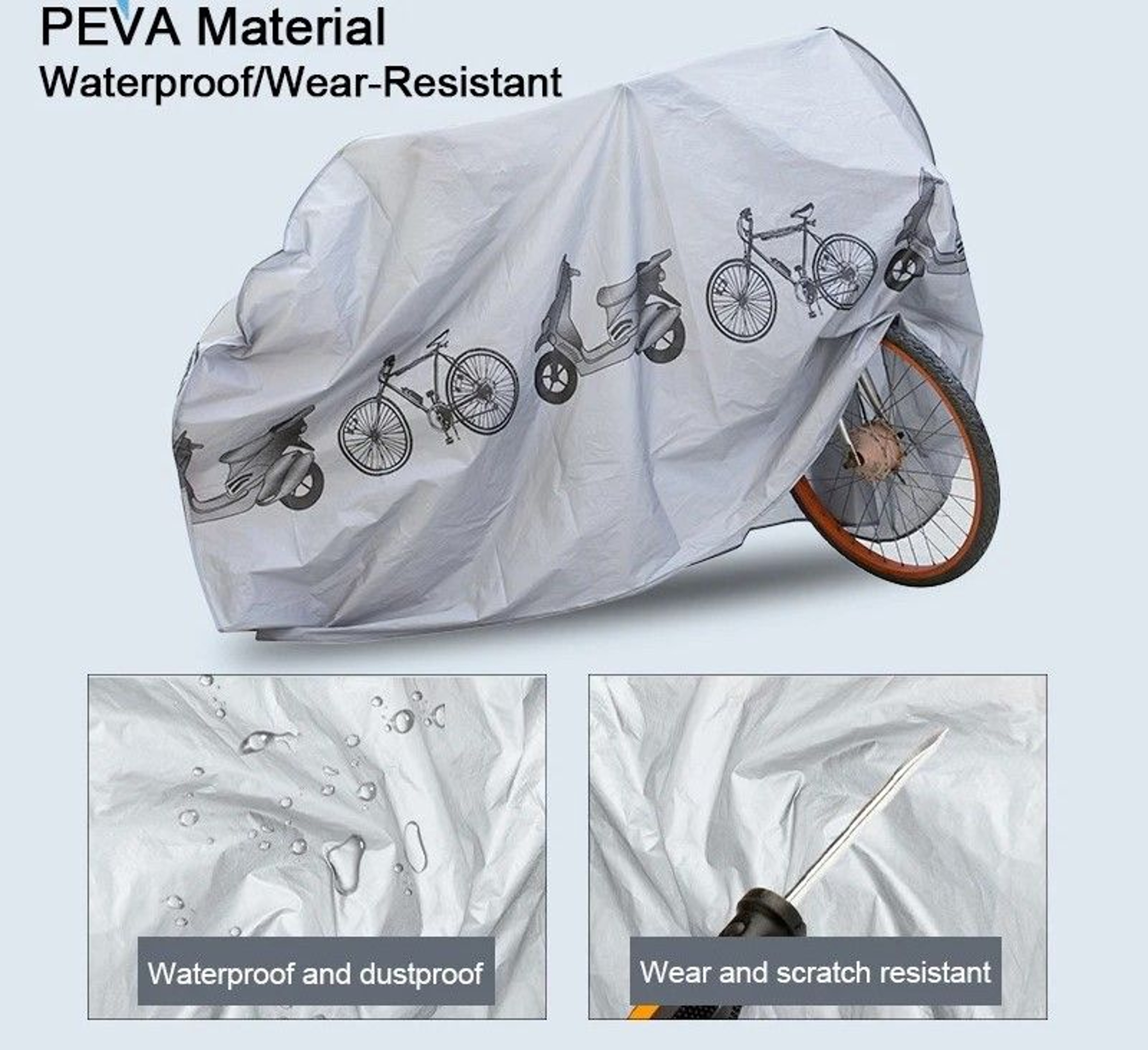 Waterproof Outdoor Bicycle Cover For Dustproof UV Protection 1