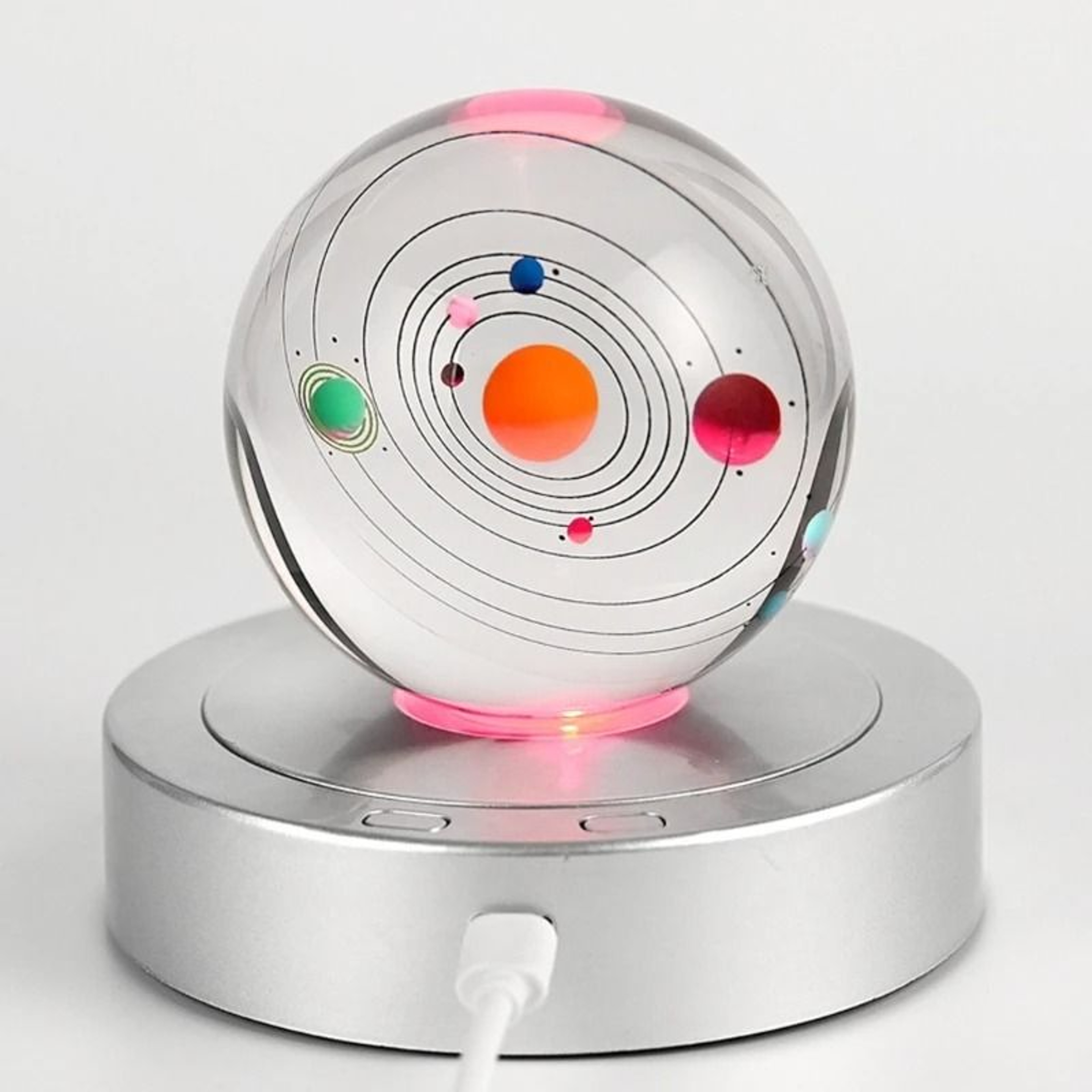 Rotating LED Display Stand For Decor 0