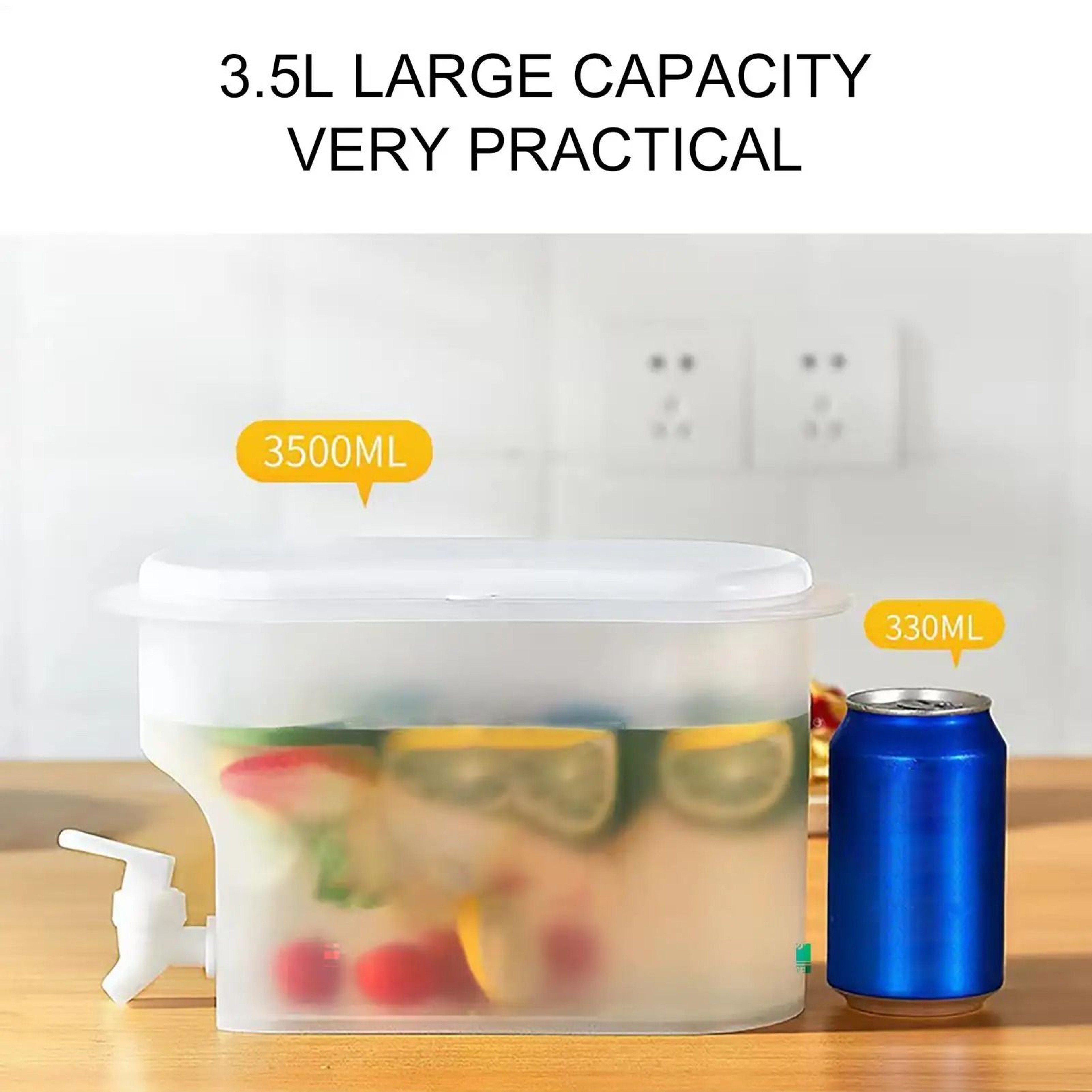 Large Capacity Cold Water Jug With Faucet 5