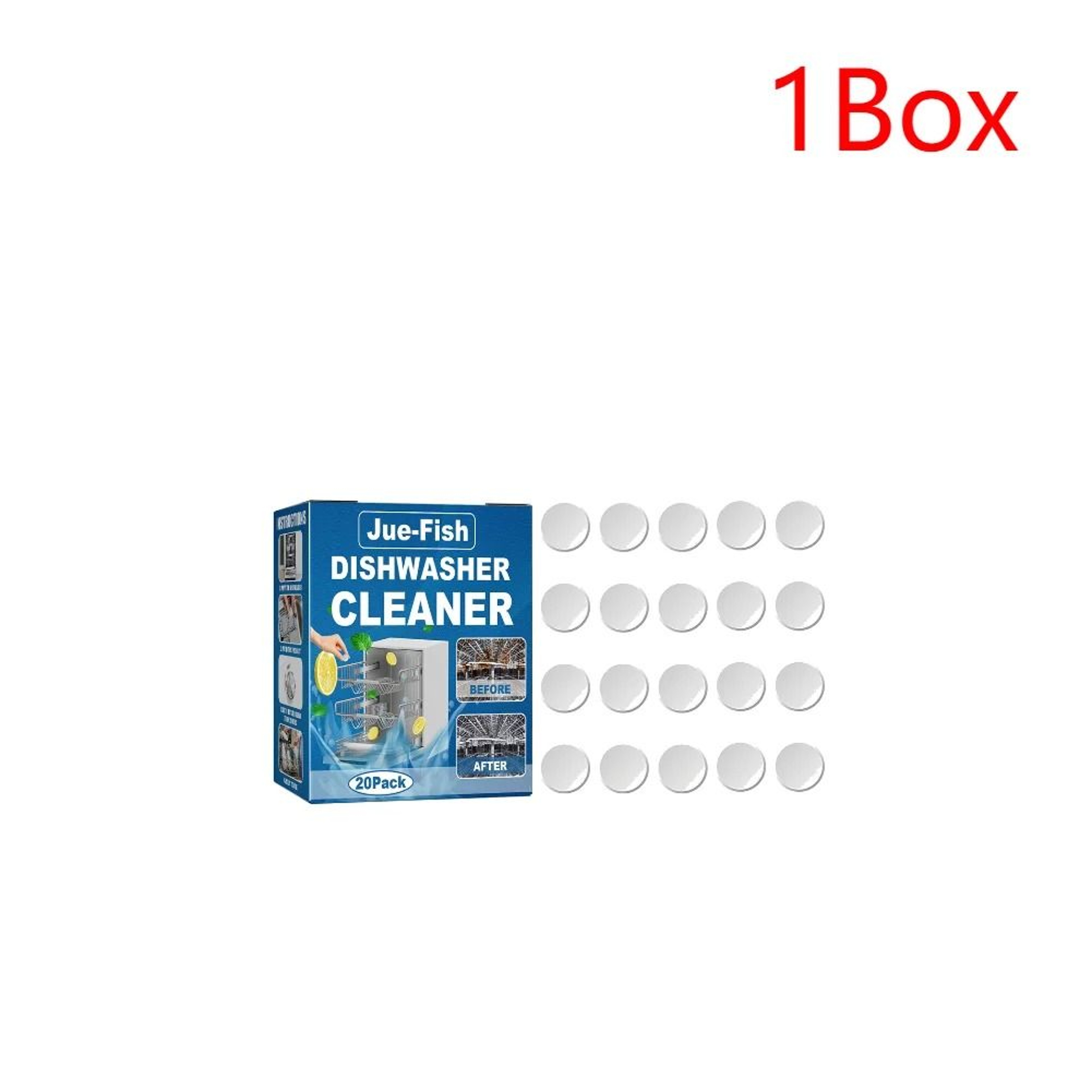 Kitchen Dishwasher Cleaning Tablets For Deep Cleaning And Deodorizing 6