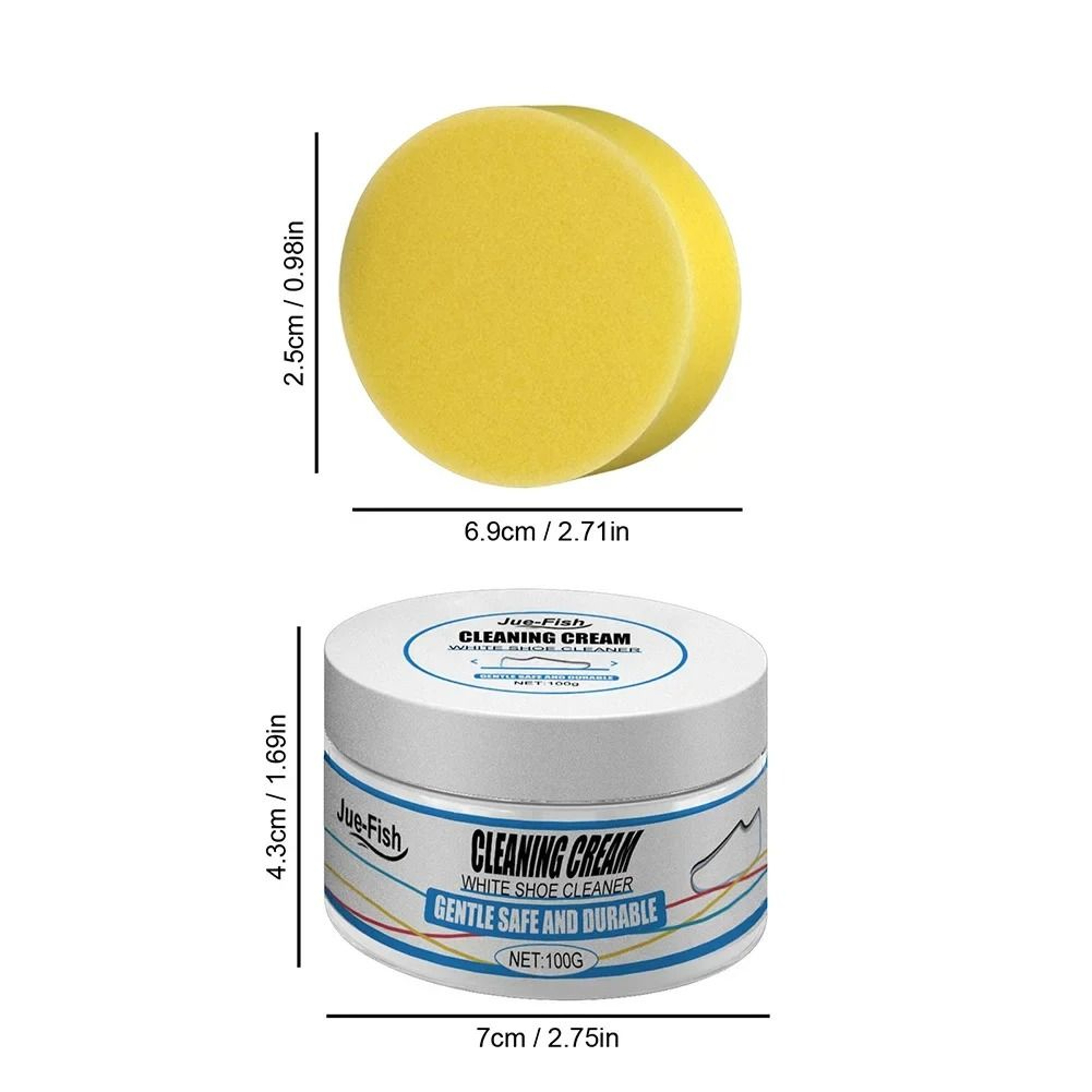 White Shoe Cleaning Cream For Brightening And Maintenance 5