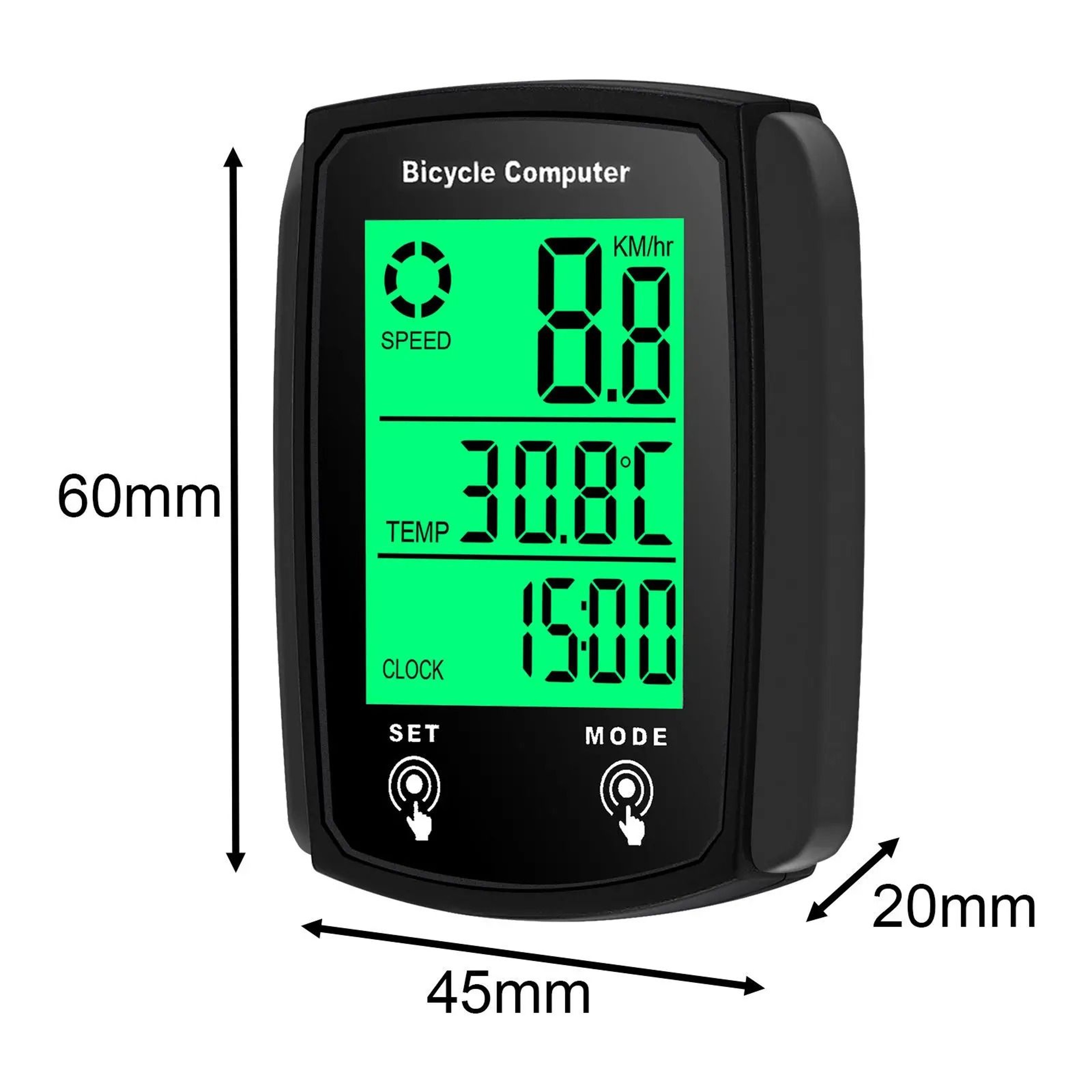 Waterproof Bicycle Computer With Luminous Backlight And Touch Screen 2