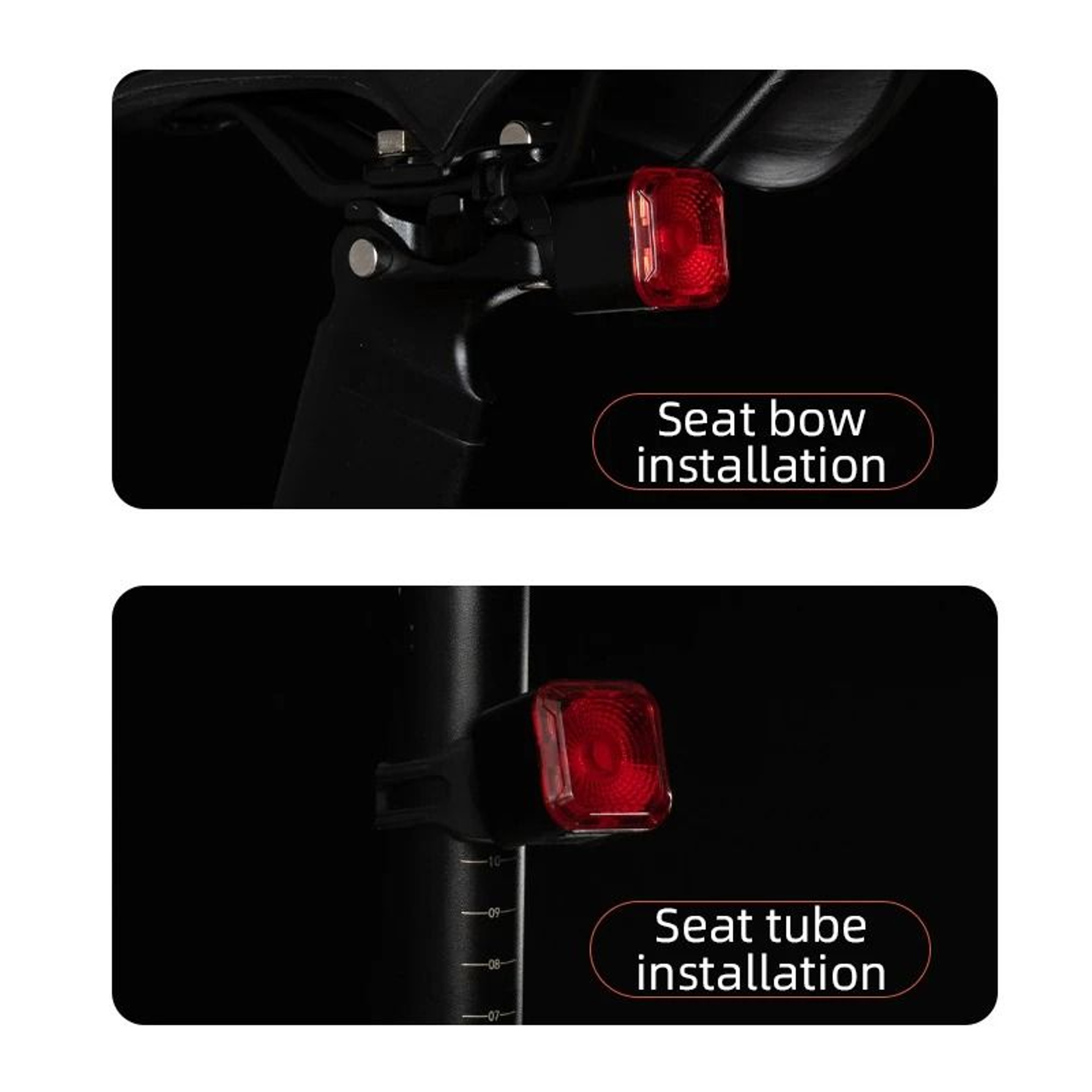 Digital Display Smart Bicycle Taillight With Intelligent Sensing For Safety 5