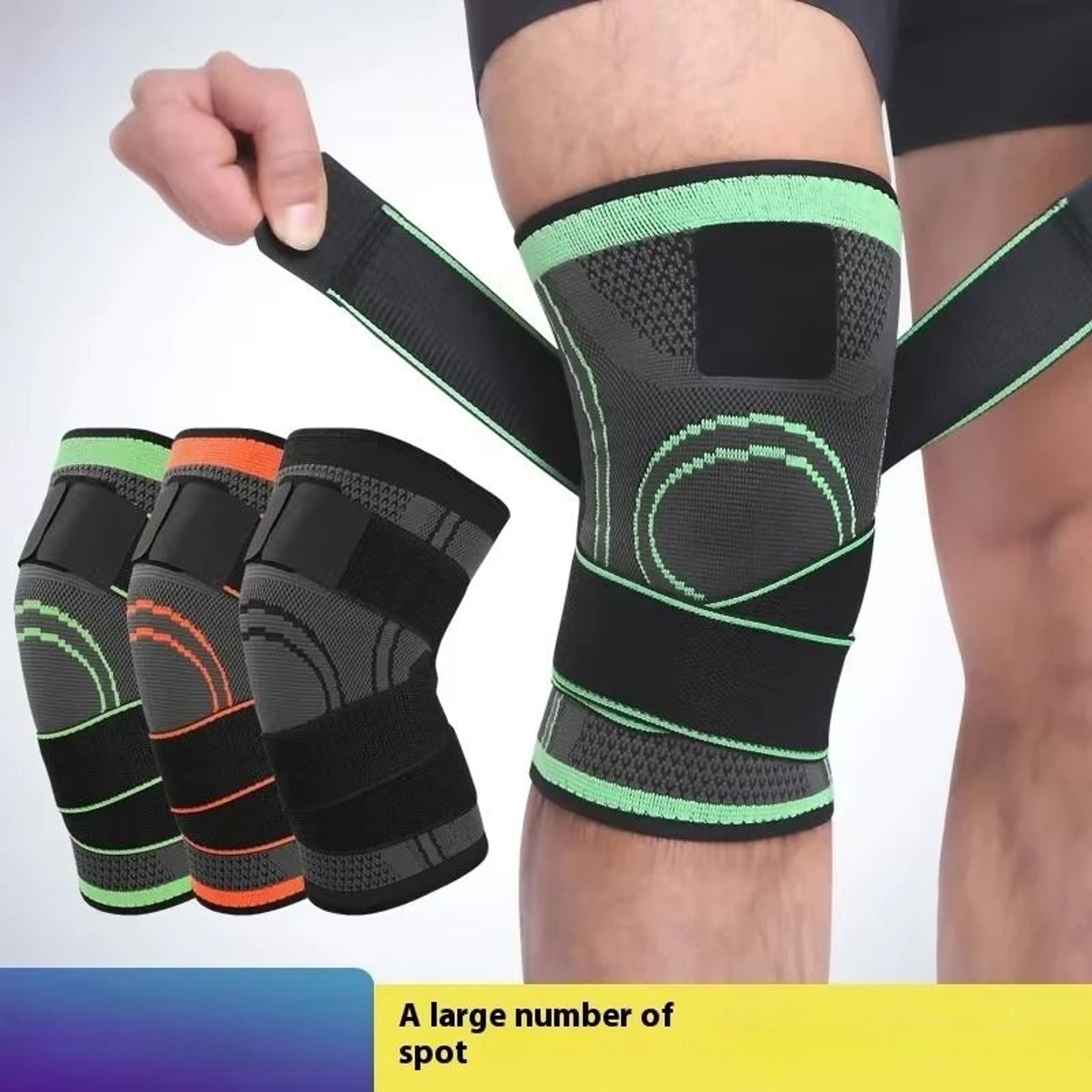 Compression Strap Knee Pad For Basketball Running Fitness And Cycling 0