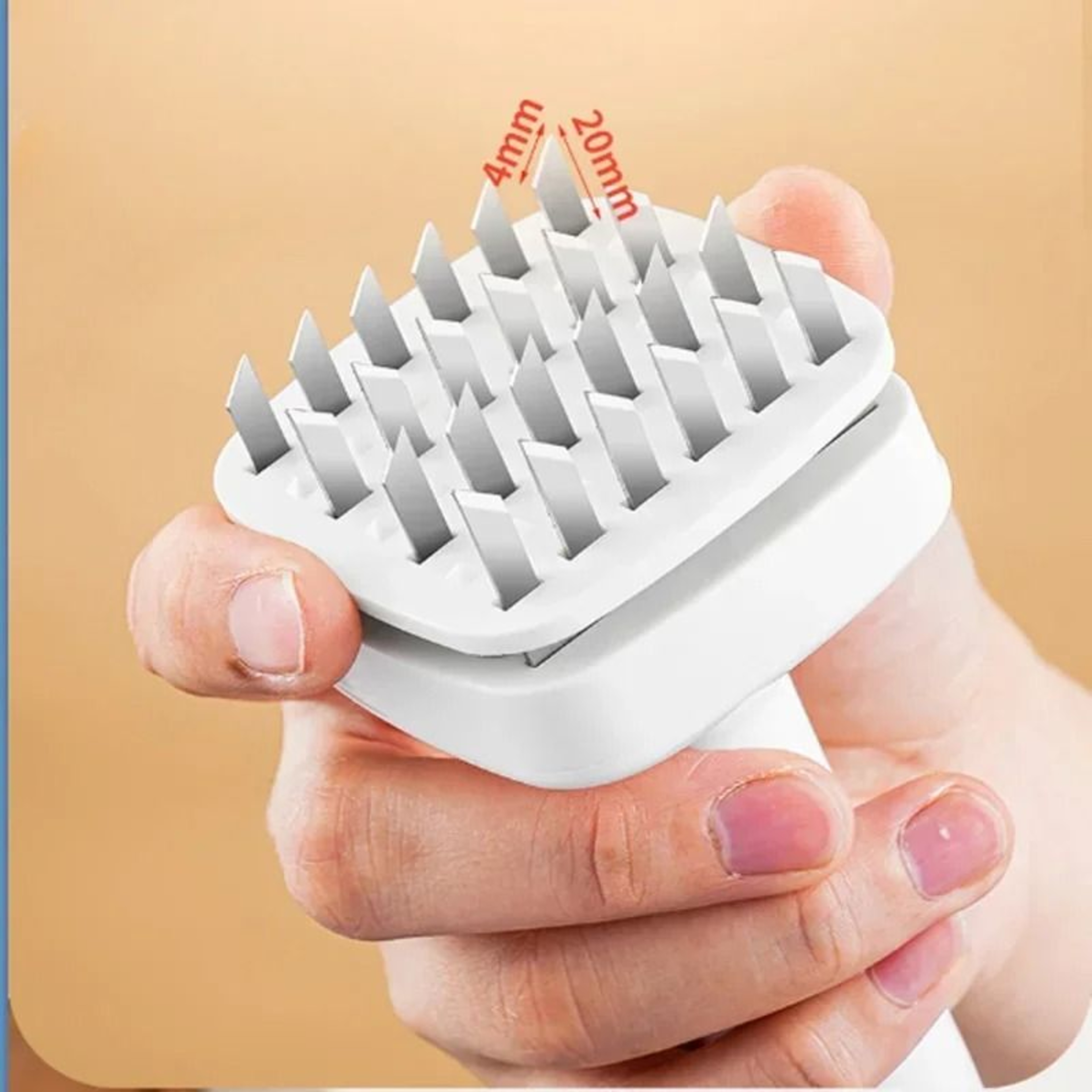 Stainless Steel Meat Tenderizing Needle With Automatic Rebound 3