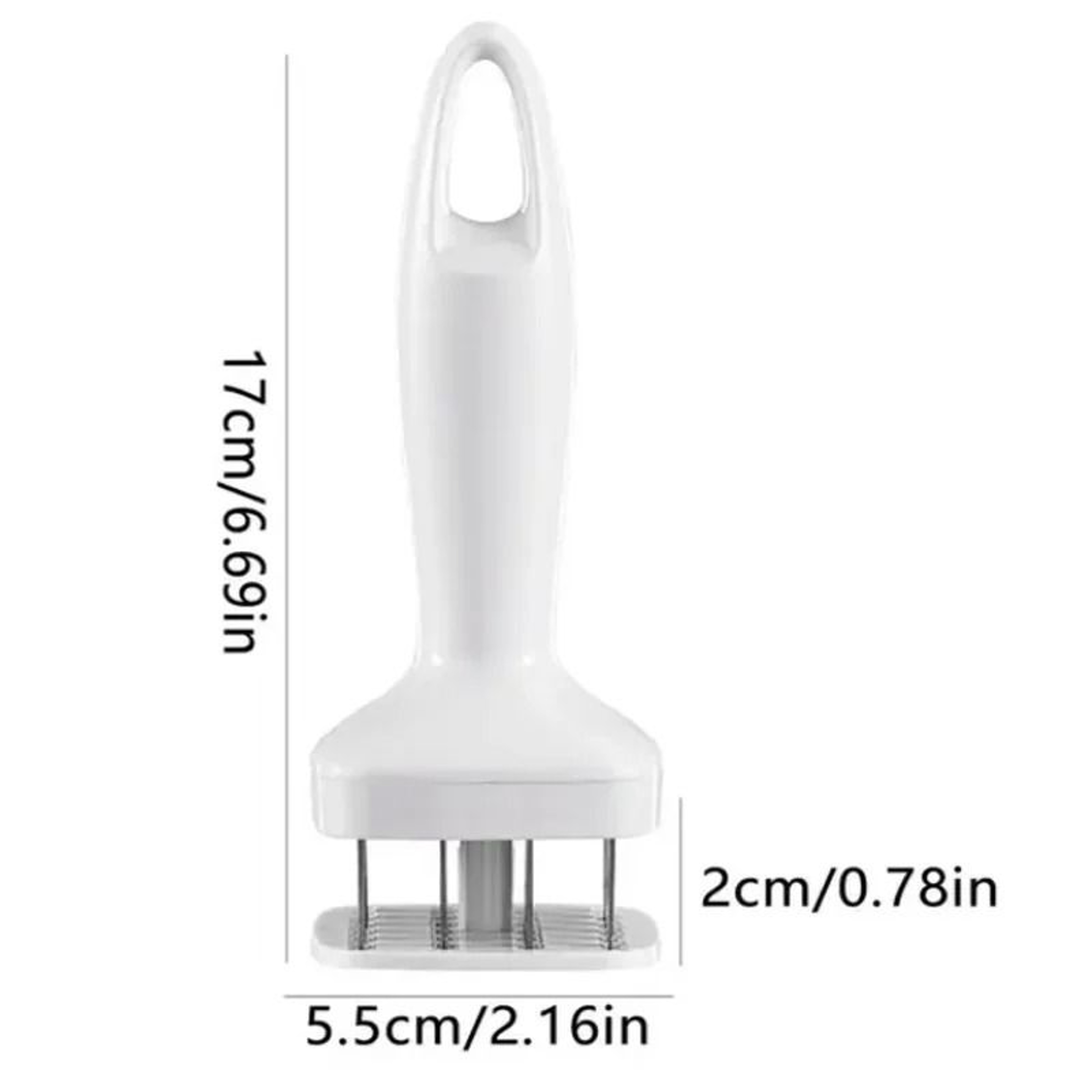 Stainless Steel Meat Tenderizing Needle With Automatic Rebound 6