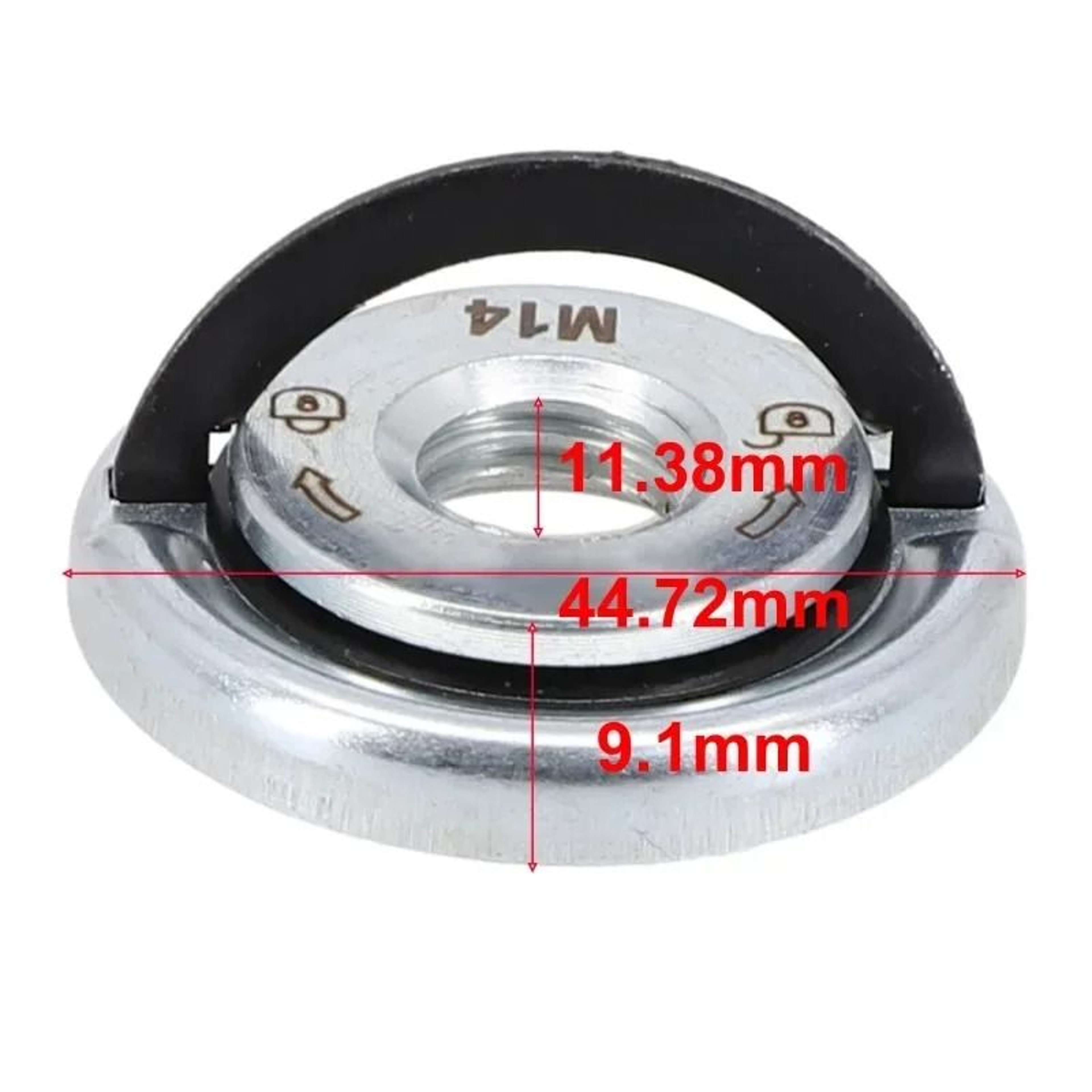 Self Locking Angle Grinder Accessory Plate For M14 Grinders 4