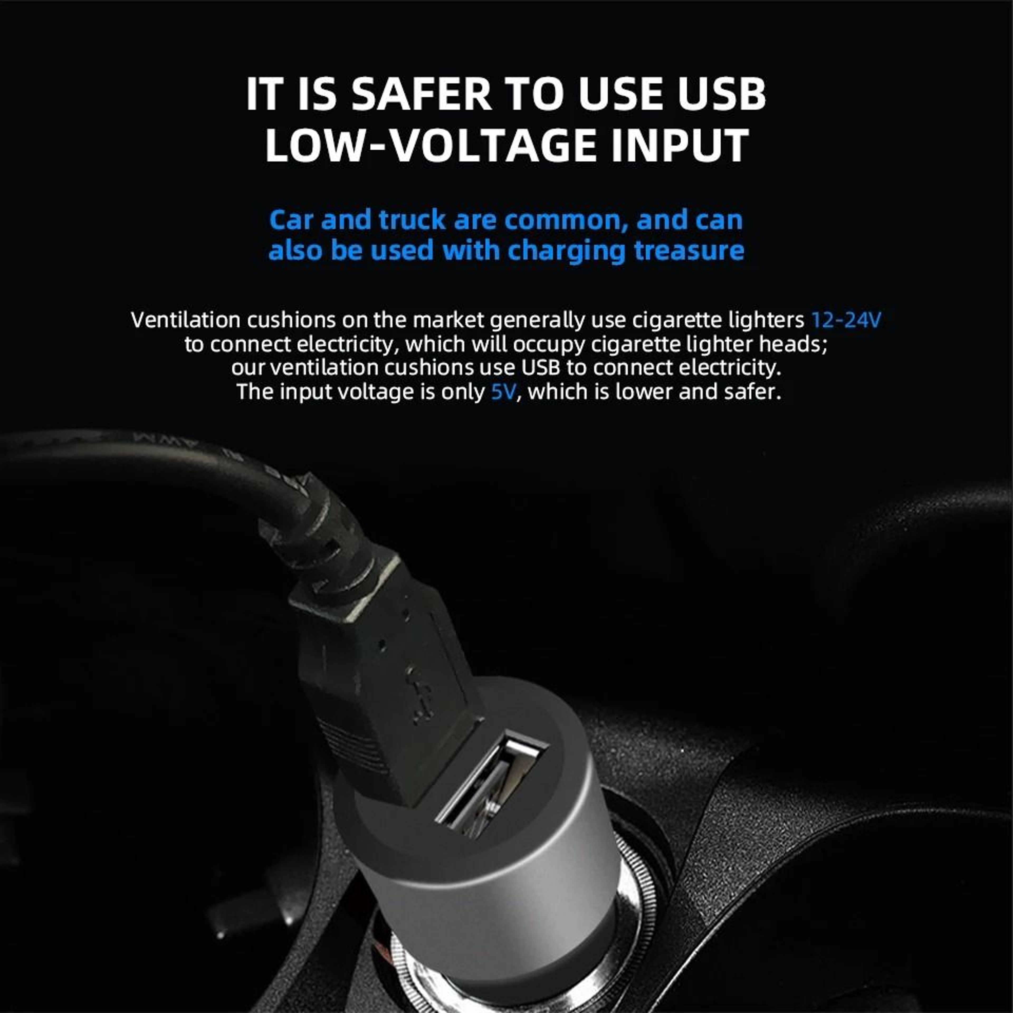 Universal Rapid Cooling Car Fan Seat Cushion 2