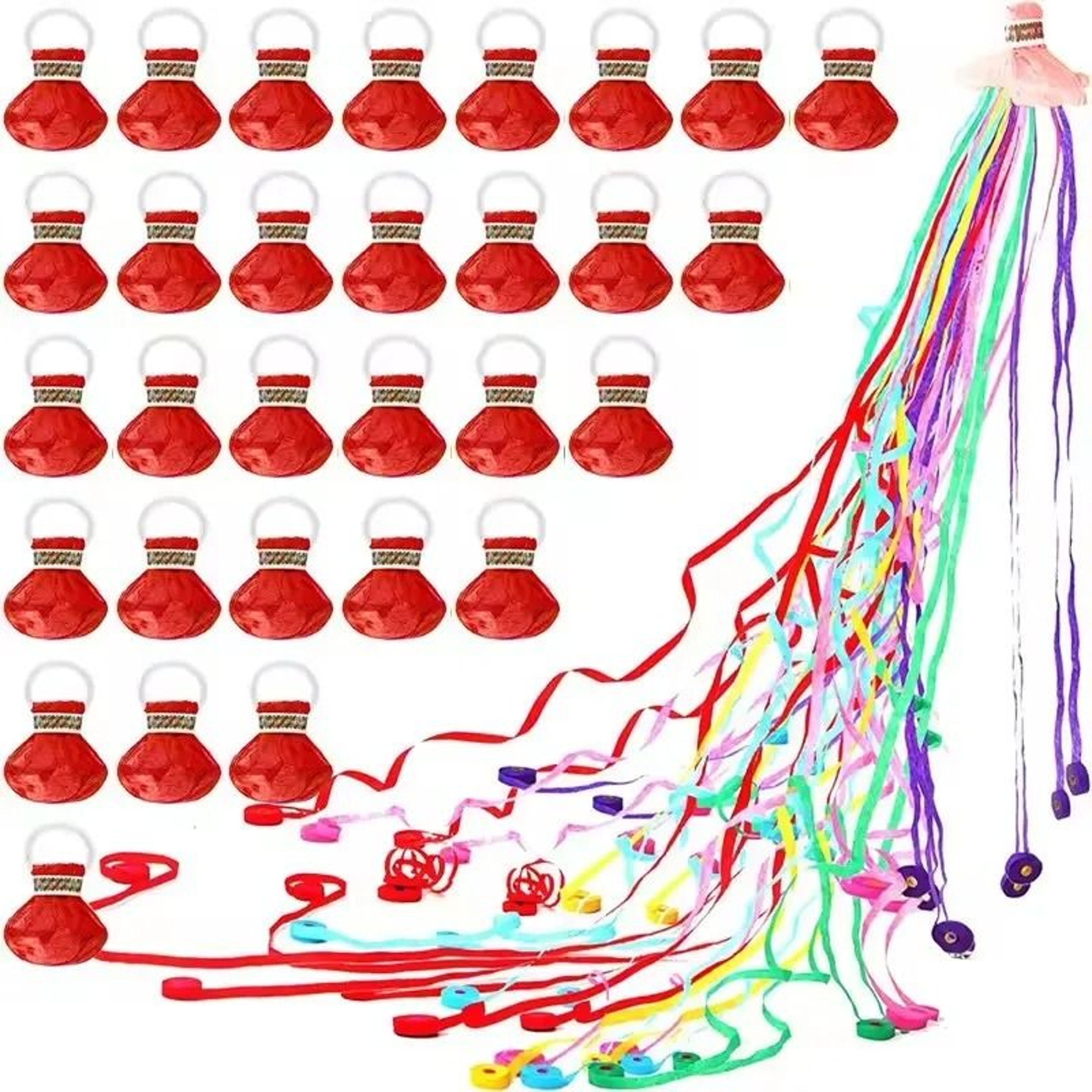 Colorful Hand Throw Confetti Streamers 8