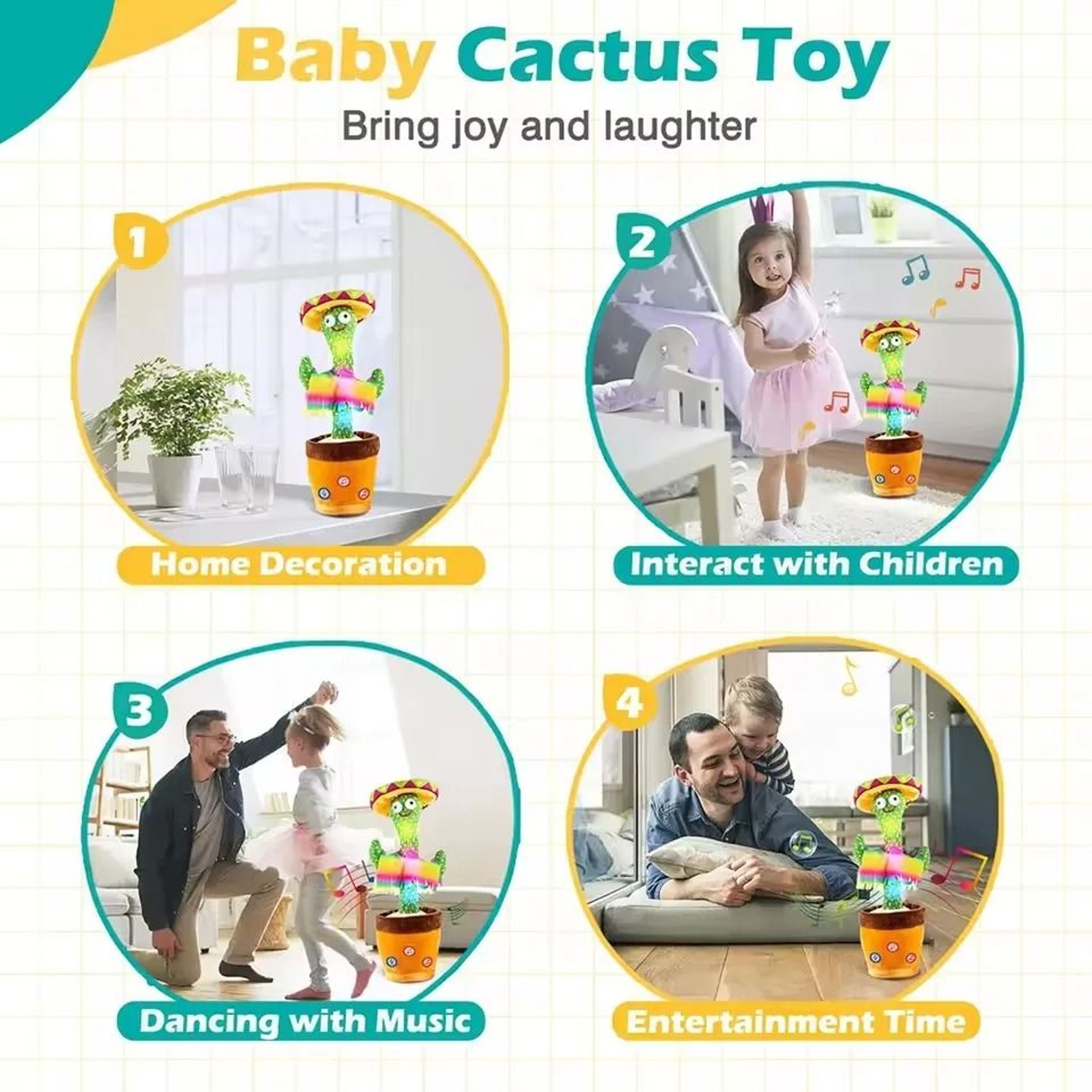 Talking And Dancing Cactus Toy 4