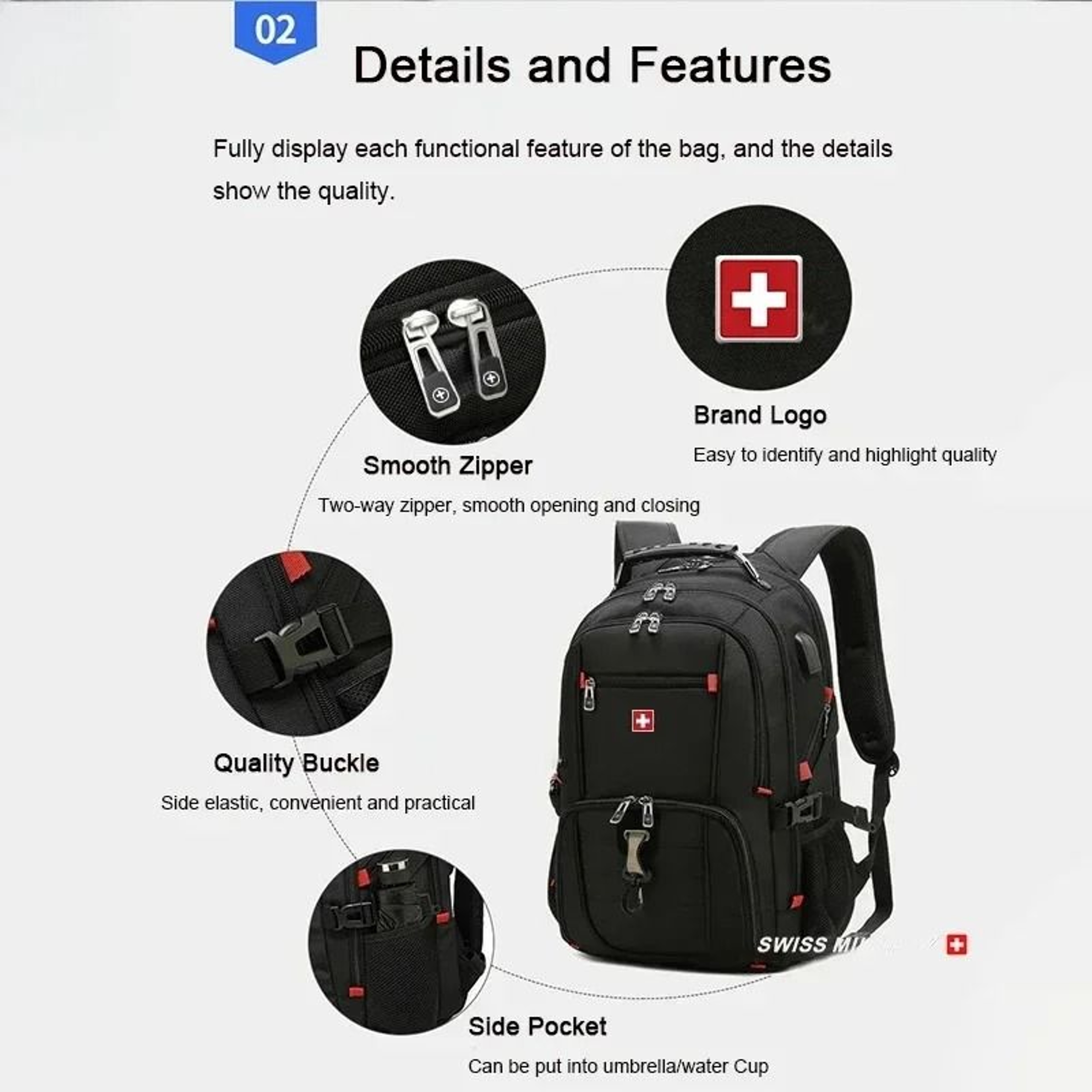 Professional Executive Travel And Laptop Backpack 2