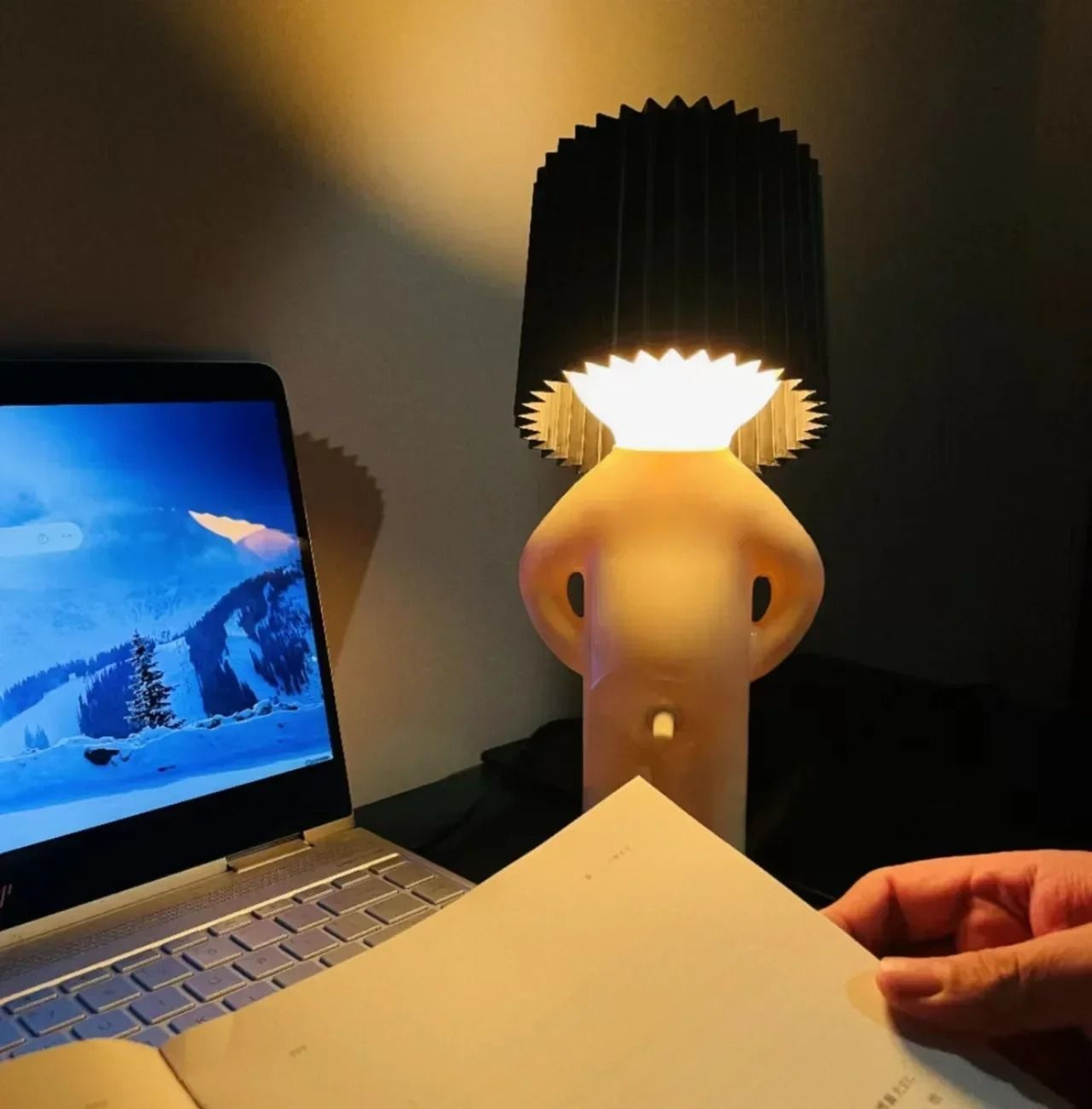 Creative Shy Man Plug In Night Light 8