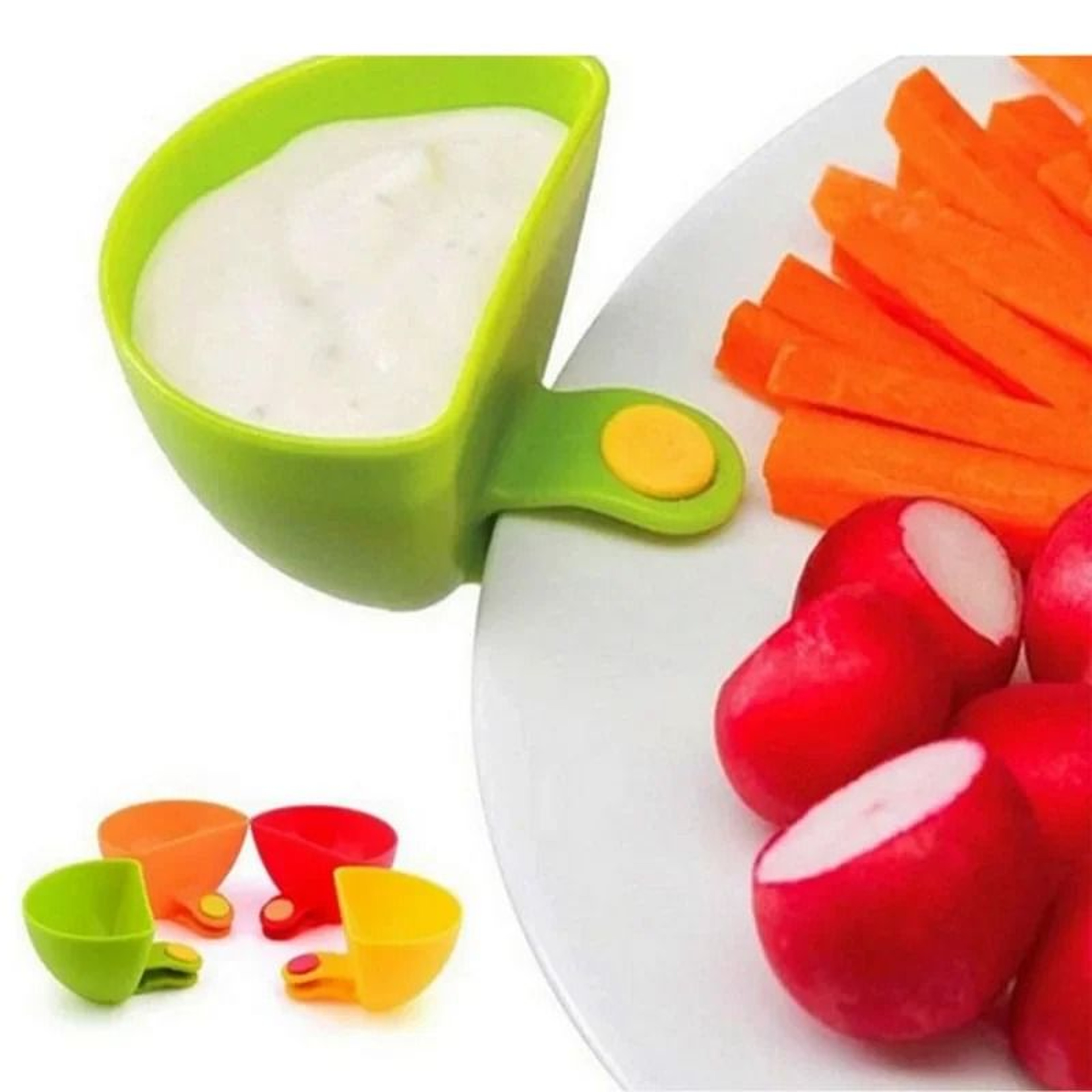 Clip On Seasoning Sauce Bowl 4