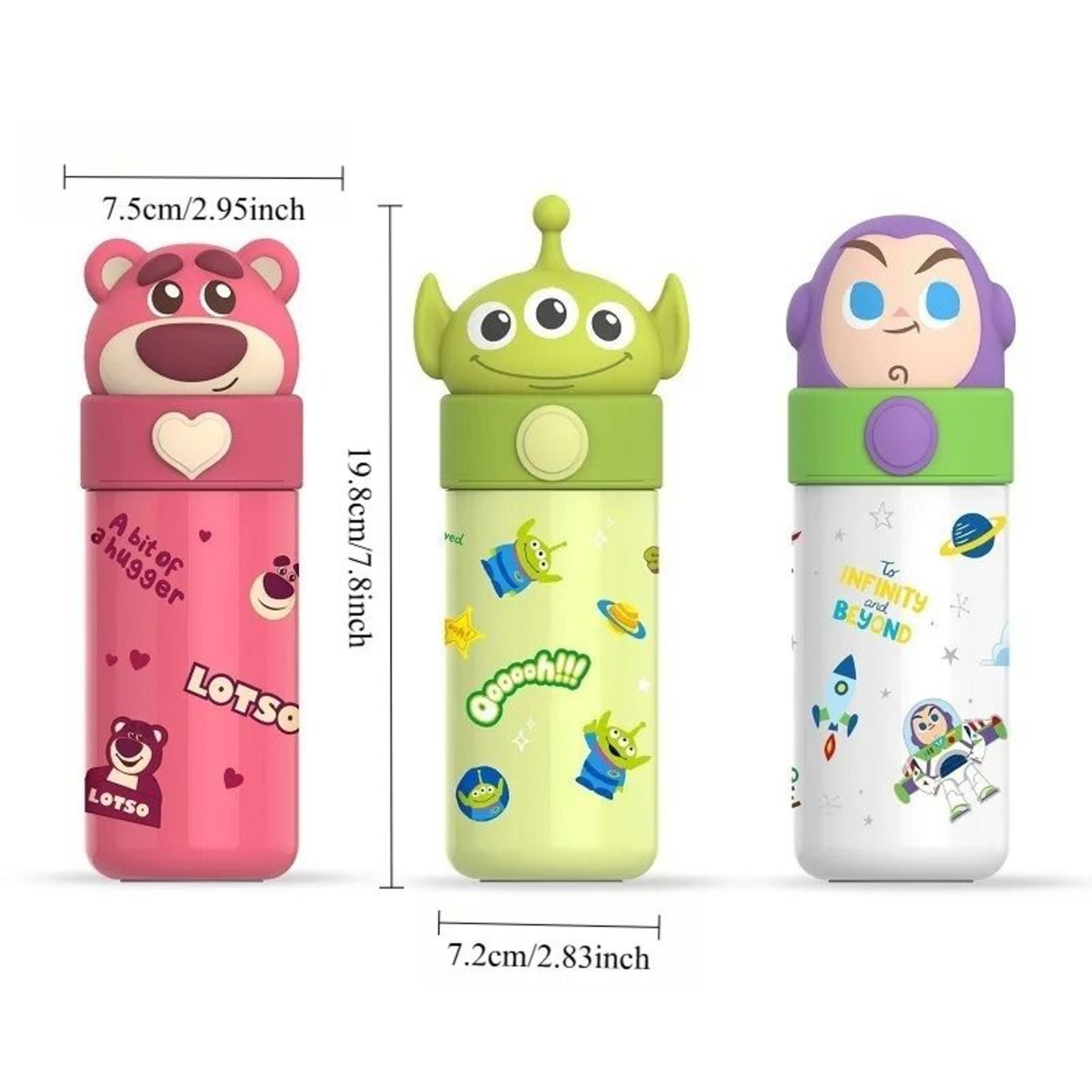 Cartoon Design Heart Handle Thermos 5