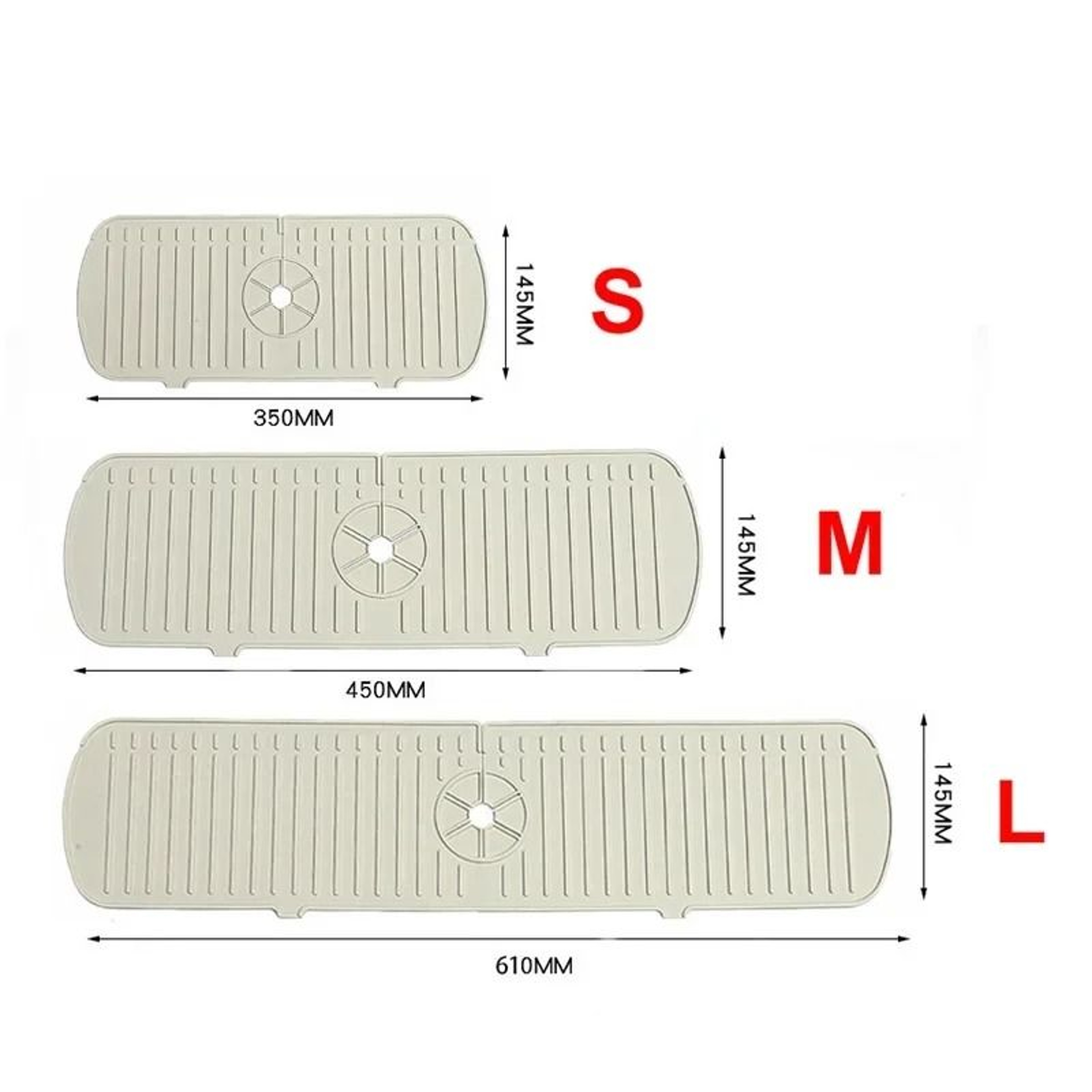 RippleFlow Silicone Faucet Mat 7