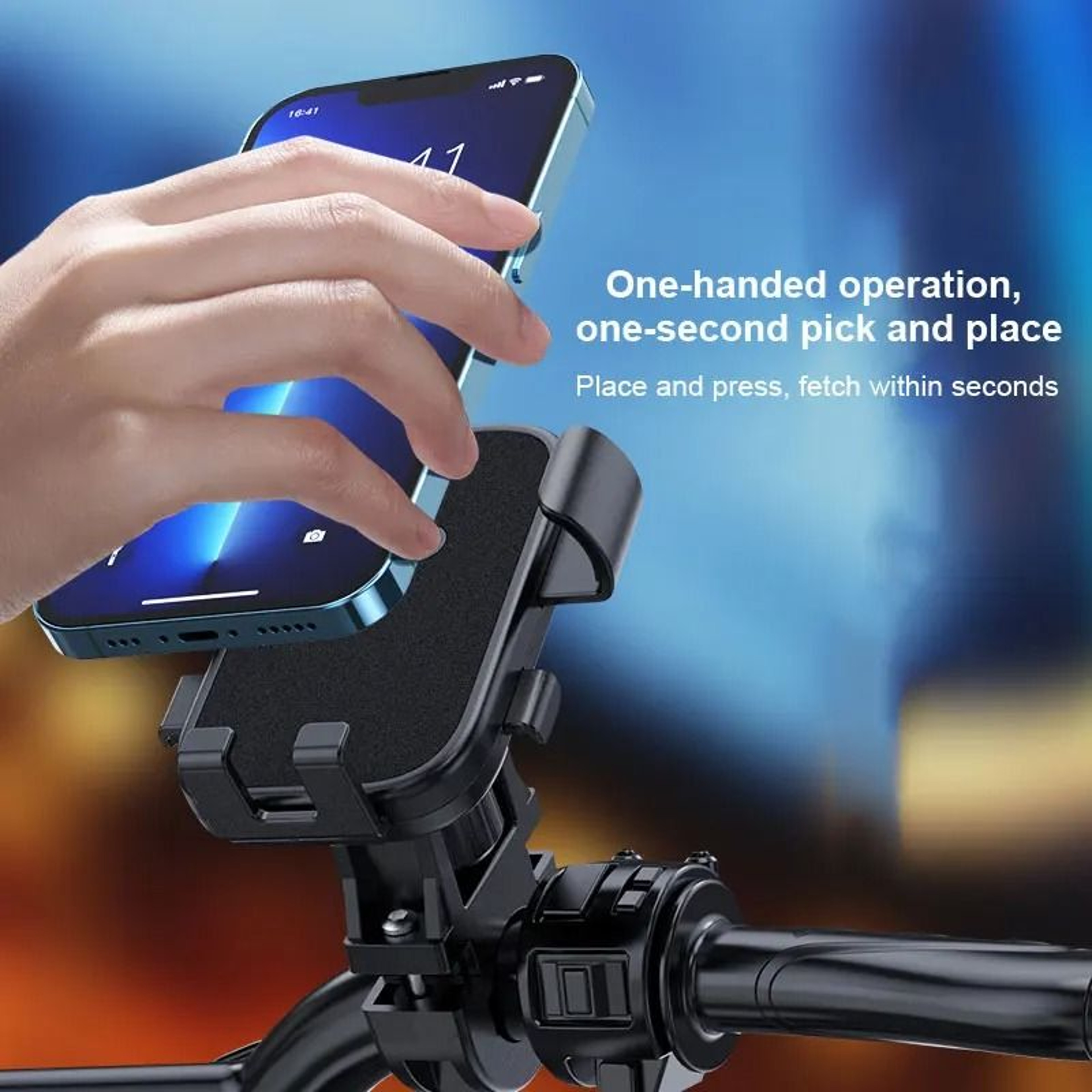Universal Rotatable Anti Slip Bike Phone Mount 2
