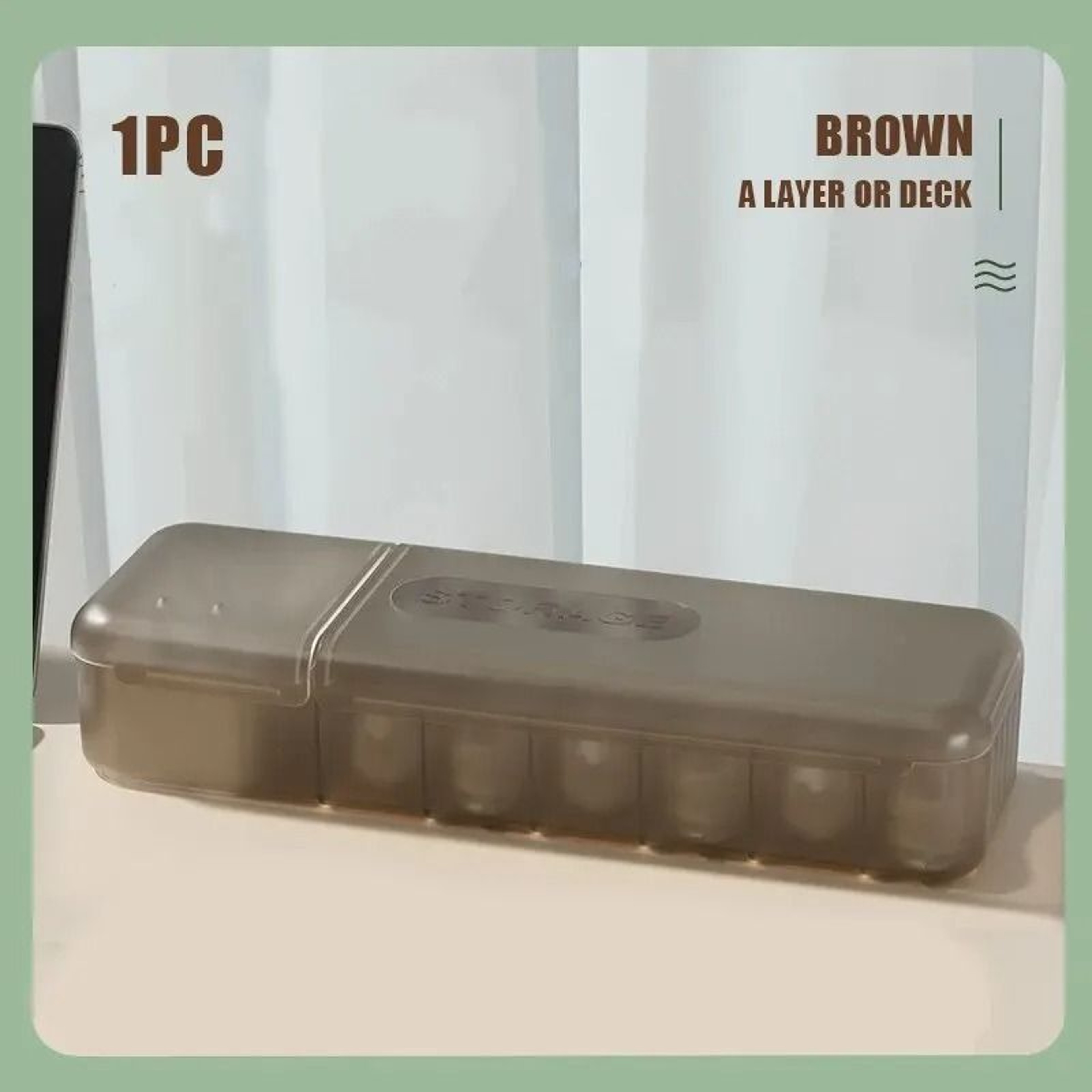 7 Compartment Desktop Cable And Charger Organizer Case 6