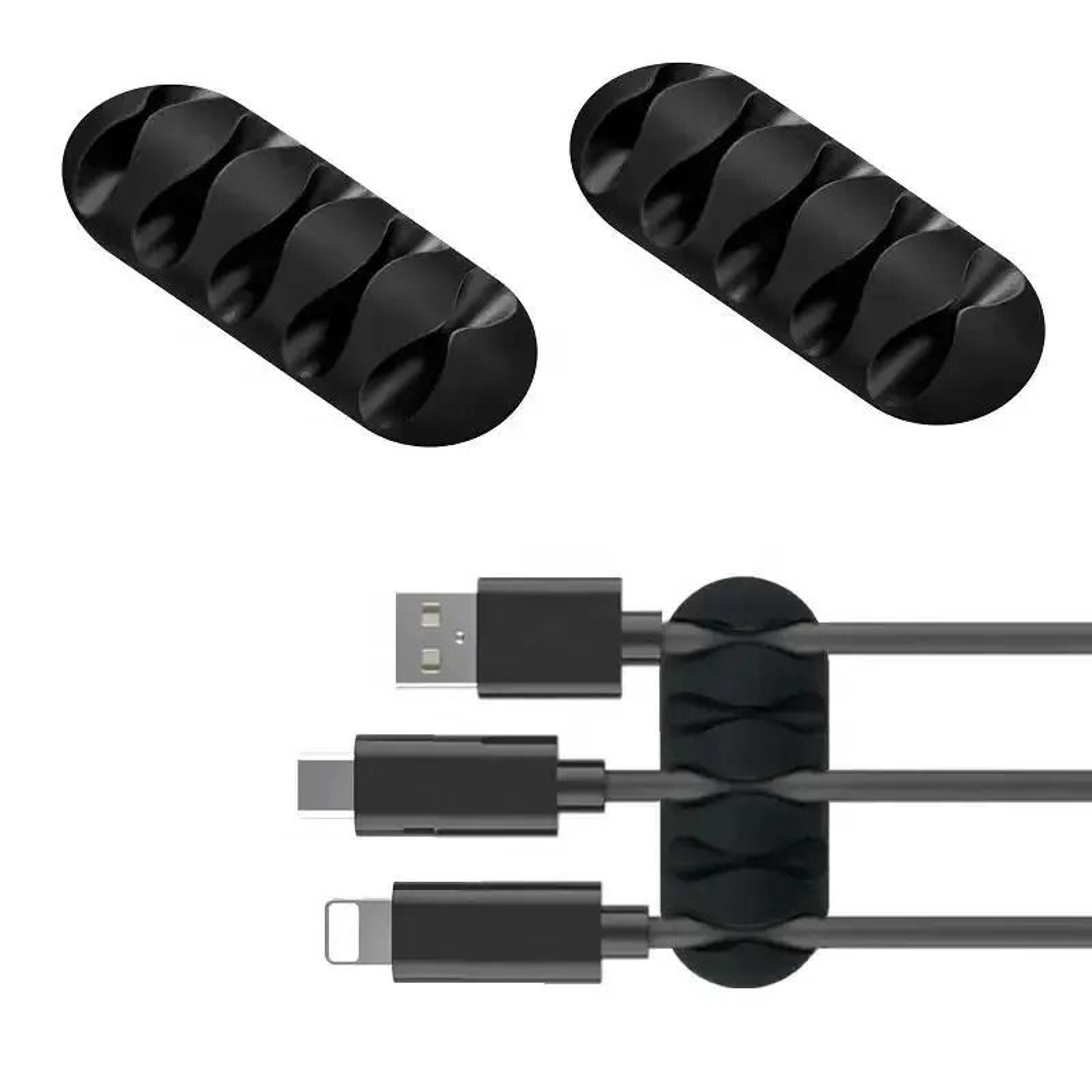 Silicone Desktop Cable Management Clipst 2