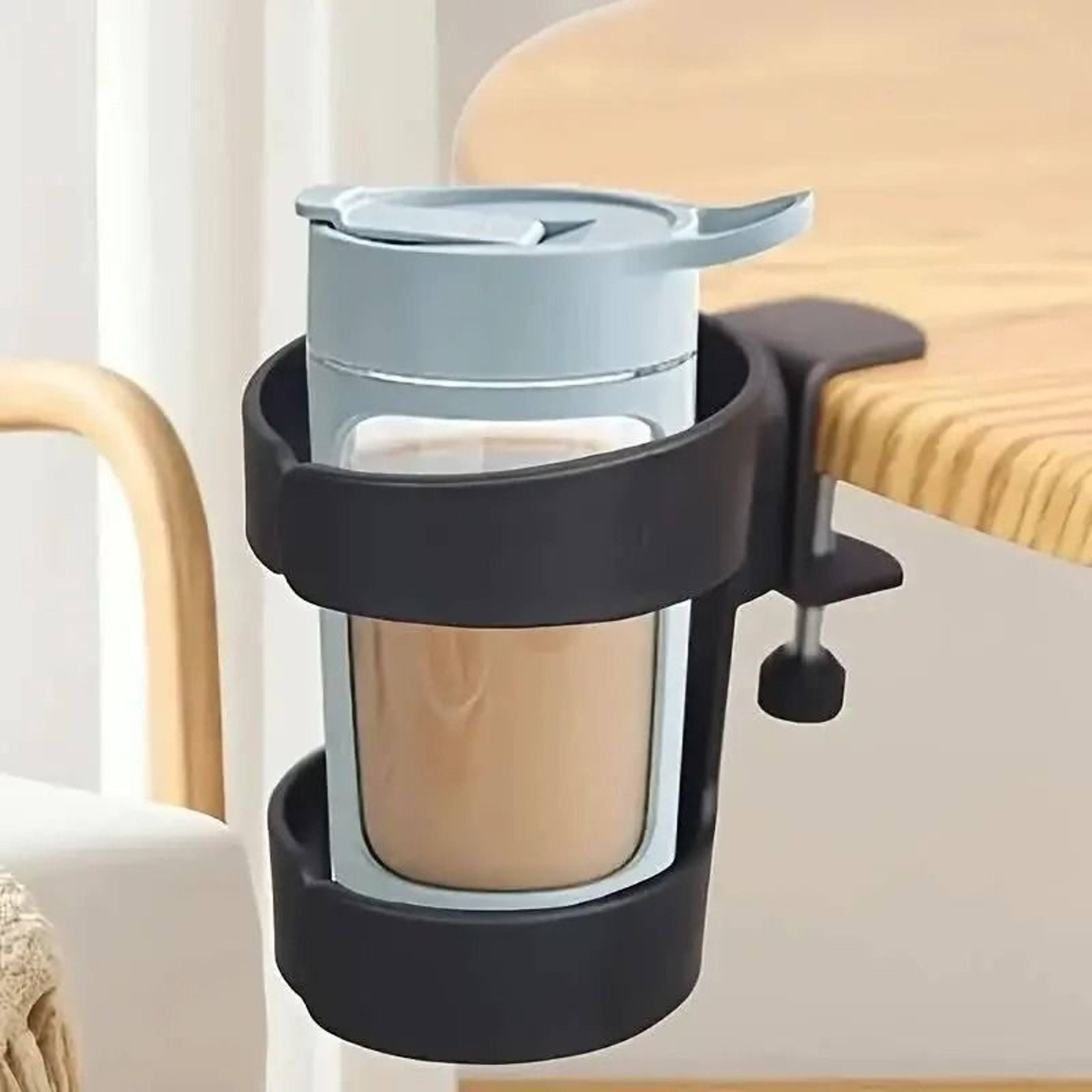 Space Saving Under Table Cup Holder 5