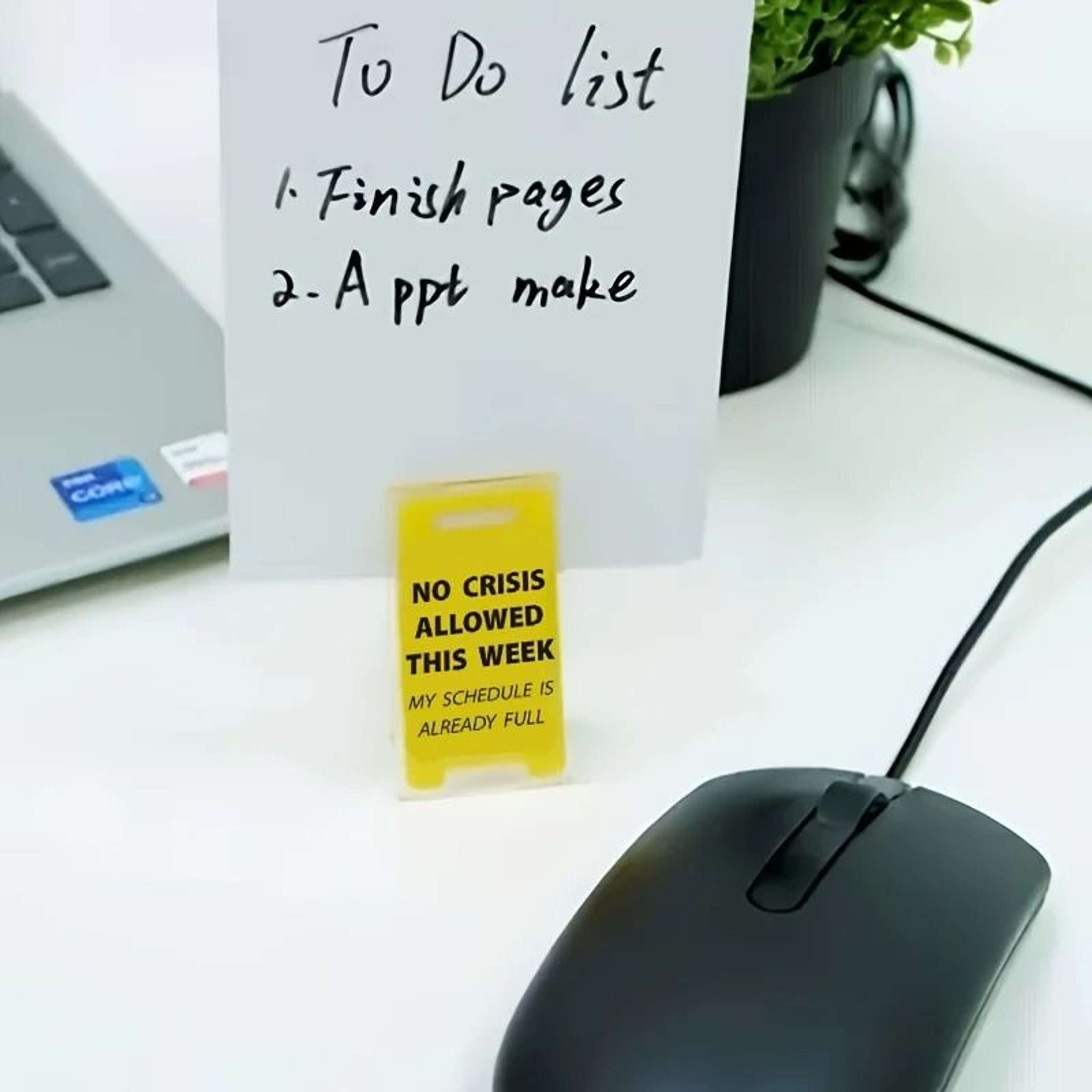 This Weeks Ban On Crisis Acrylic Desktop Sign 3