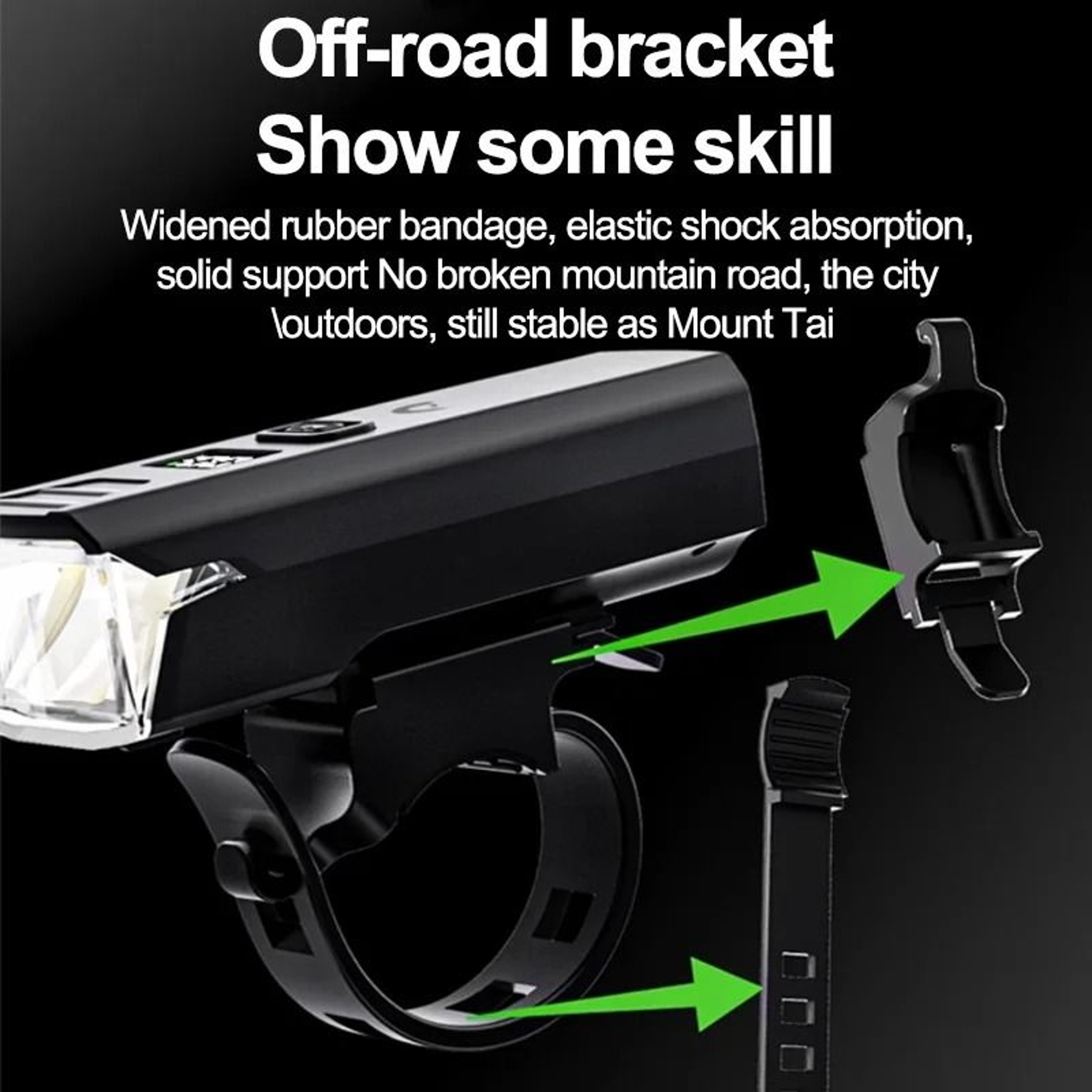 High Brightness Digital Display Bicycle Light 2