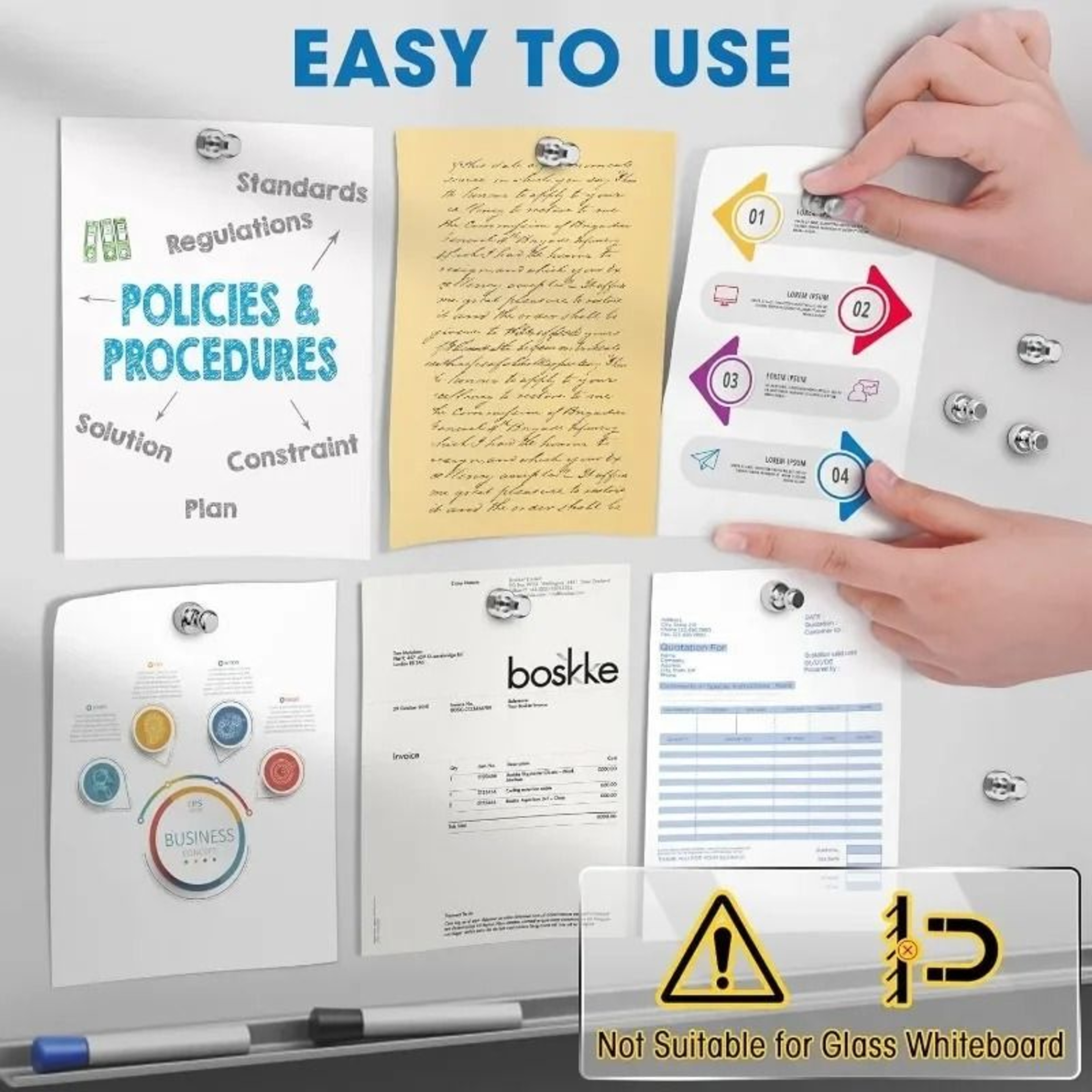 Professional Grade Magnetic Organization Pins 3