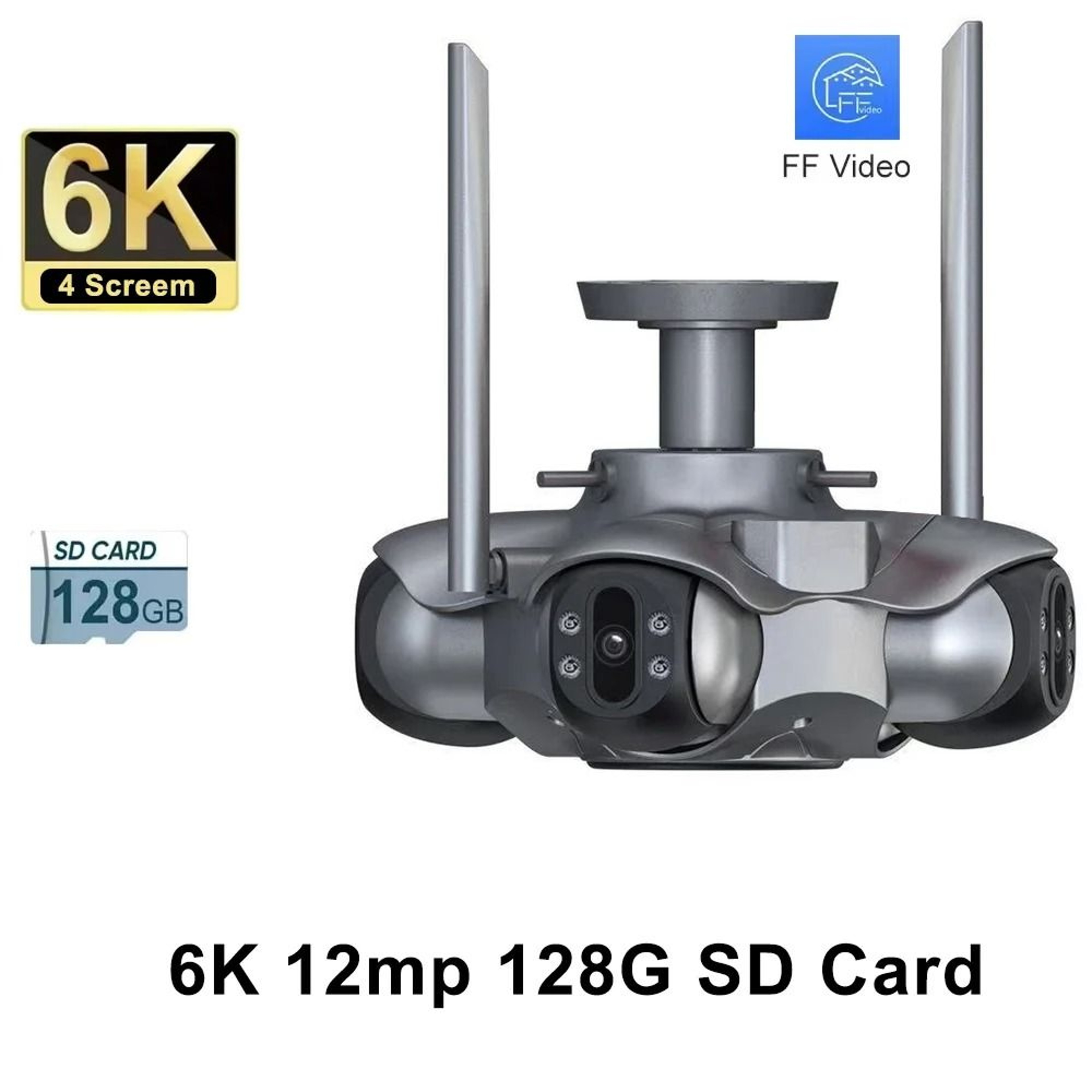 Ultra HD 10K Four Screen Multi Lens Surveillance System 8
