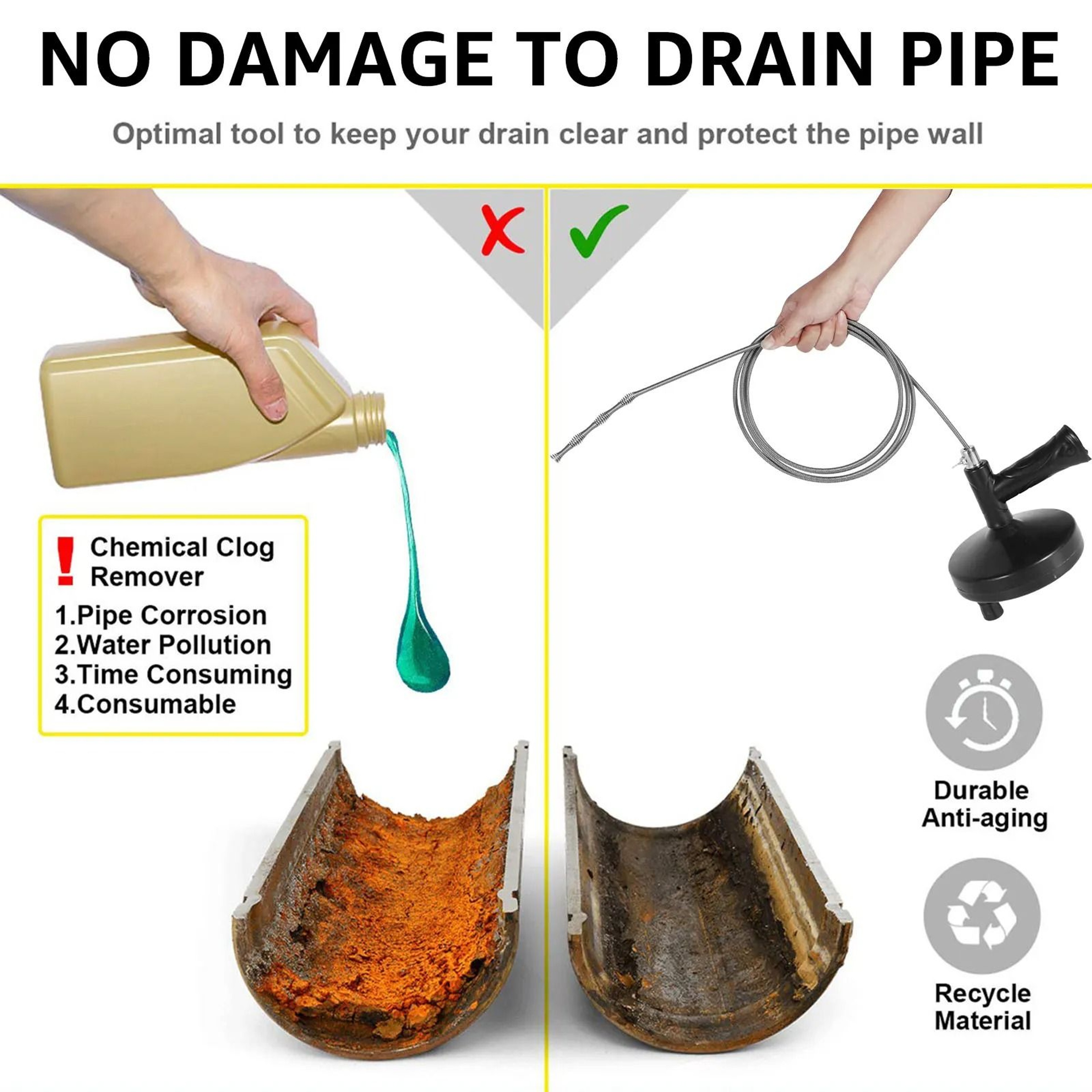 Spring Pipe Dredging Tool 1
