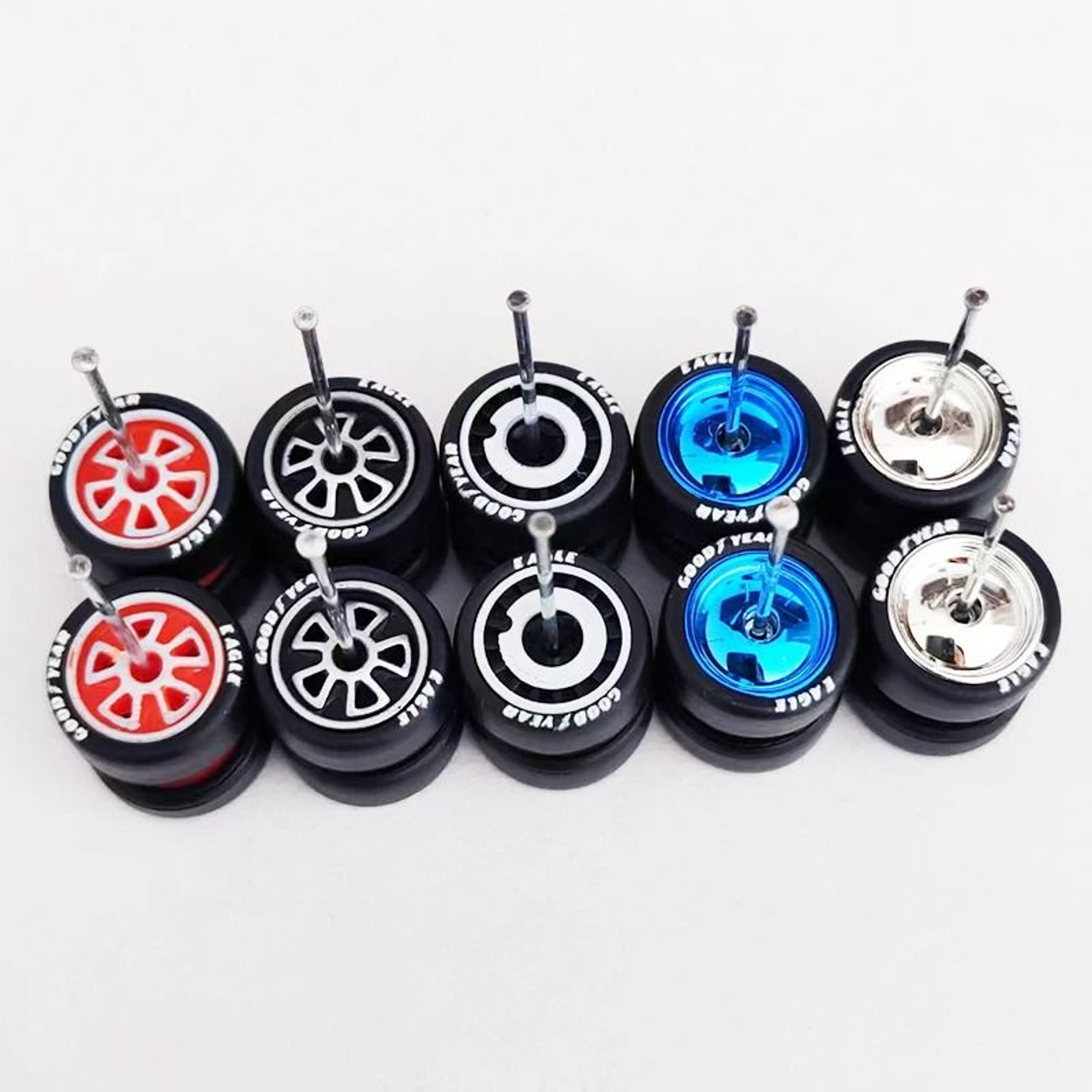 164 Scale Custom Alloy Wheels And Rubber Tires 26