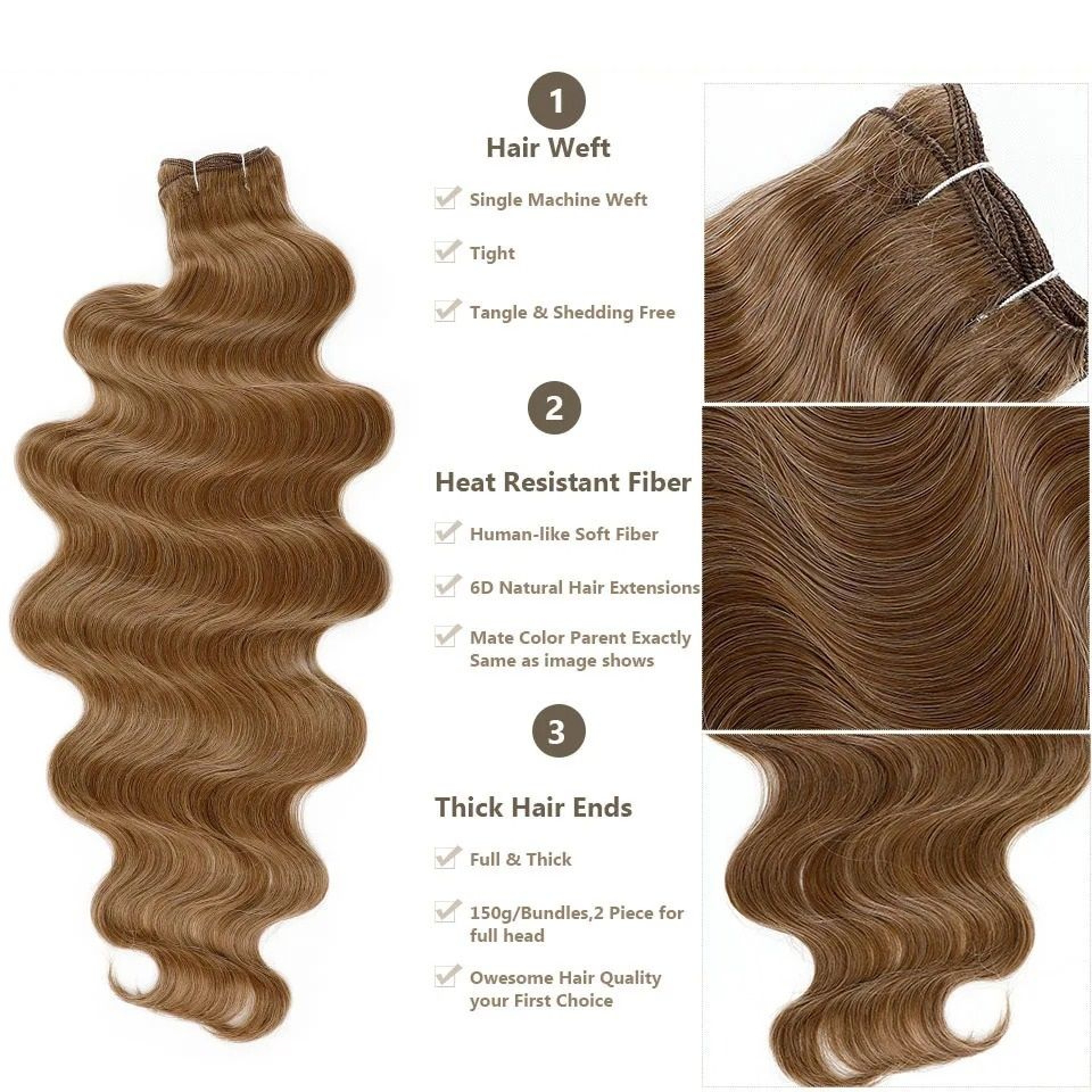 Professional Series 30Inch High Temperature Synthetic Body Wave 4