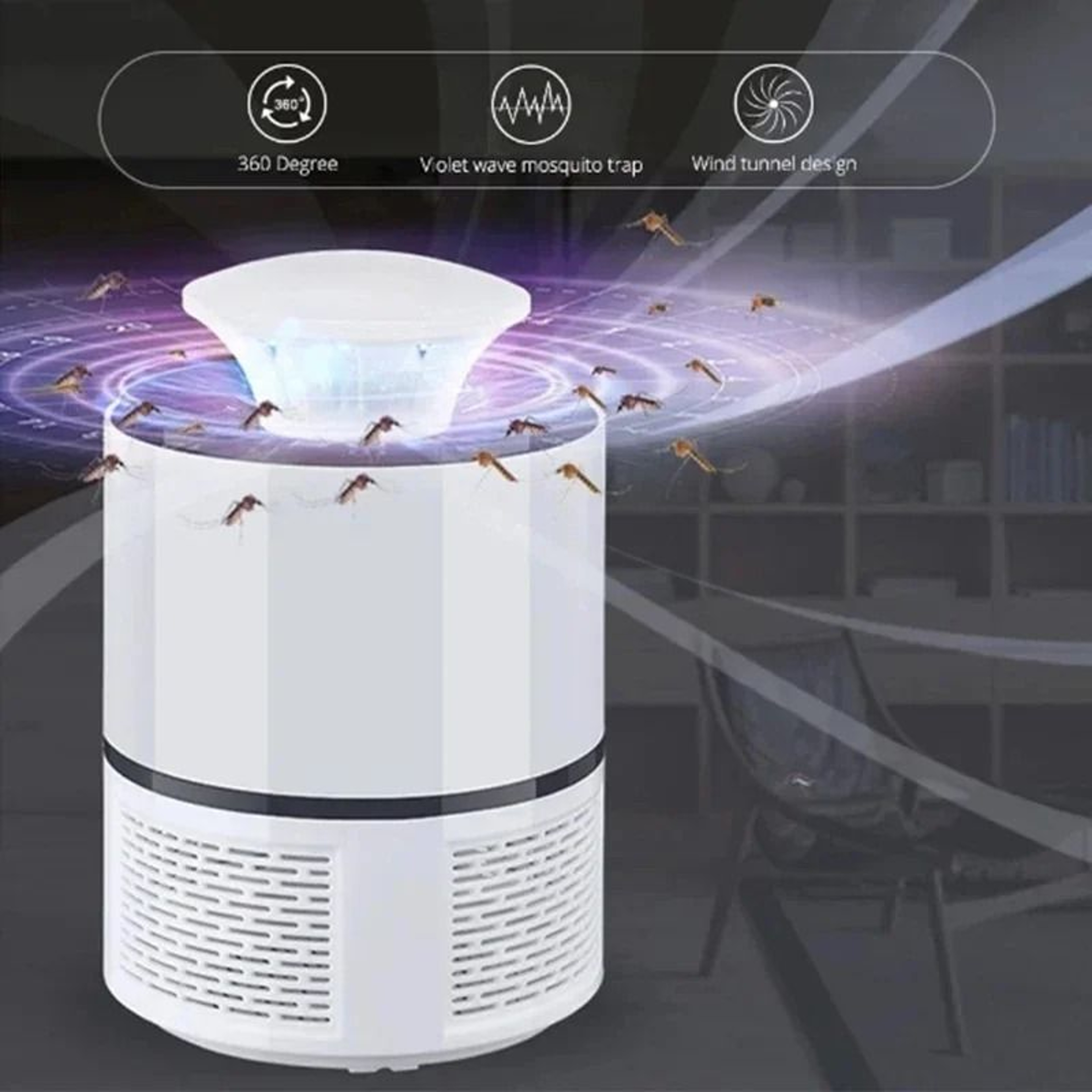 Portable Electric Mosquito And Fly Trap 2