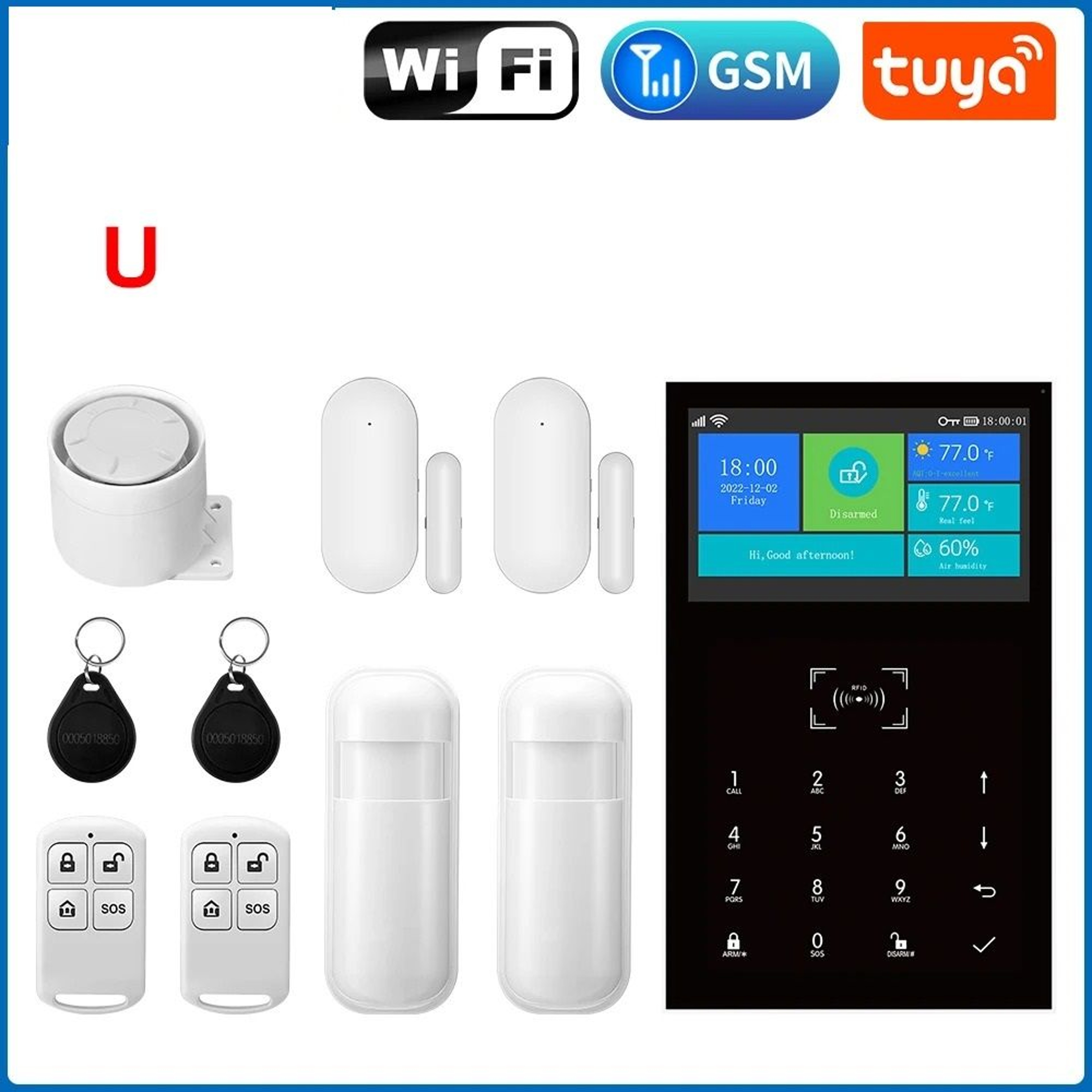 Smart 43 Inch WiFi GSM Command Center 7