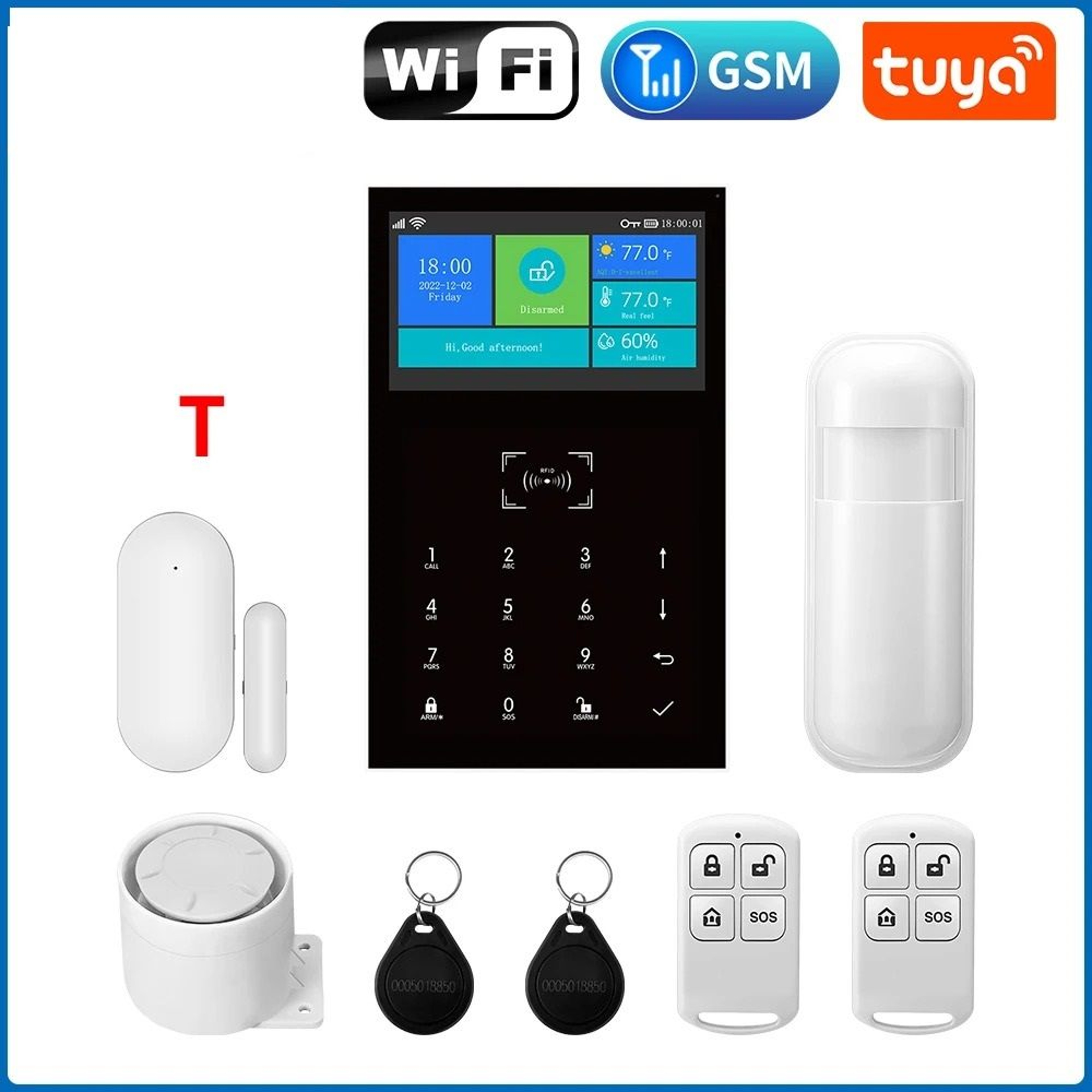 Smart 43 Inch WiFi GSM Command Center 8