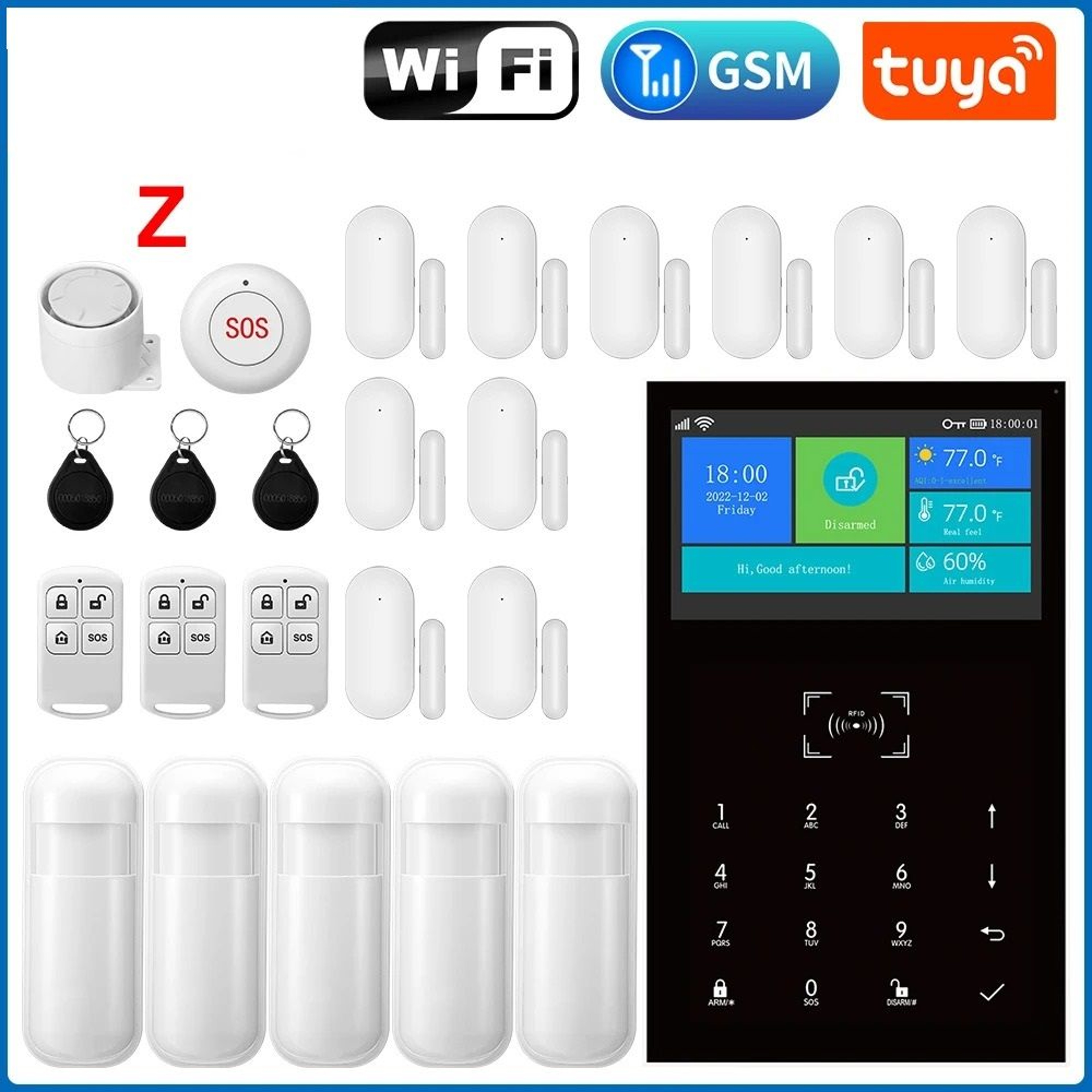 Smart 43 Inch WiFi GSM Command Center 12