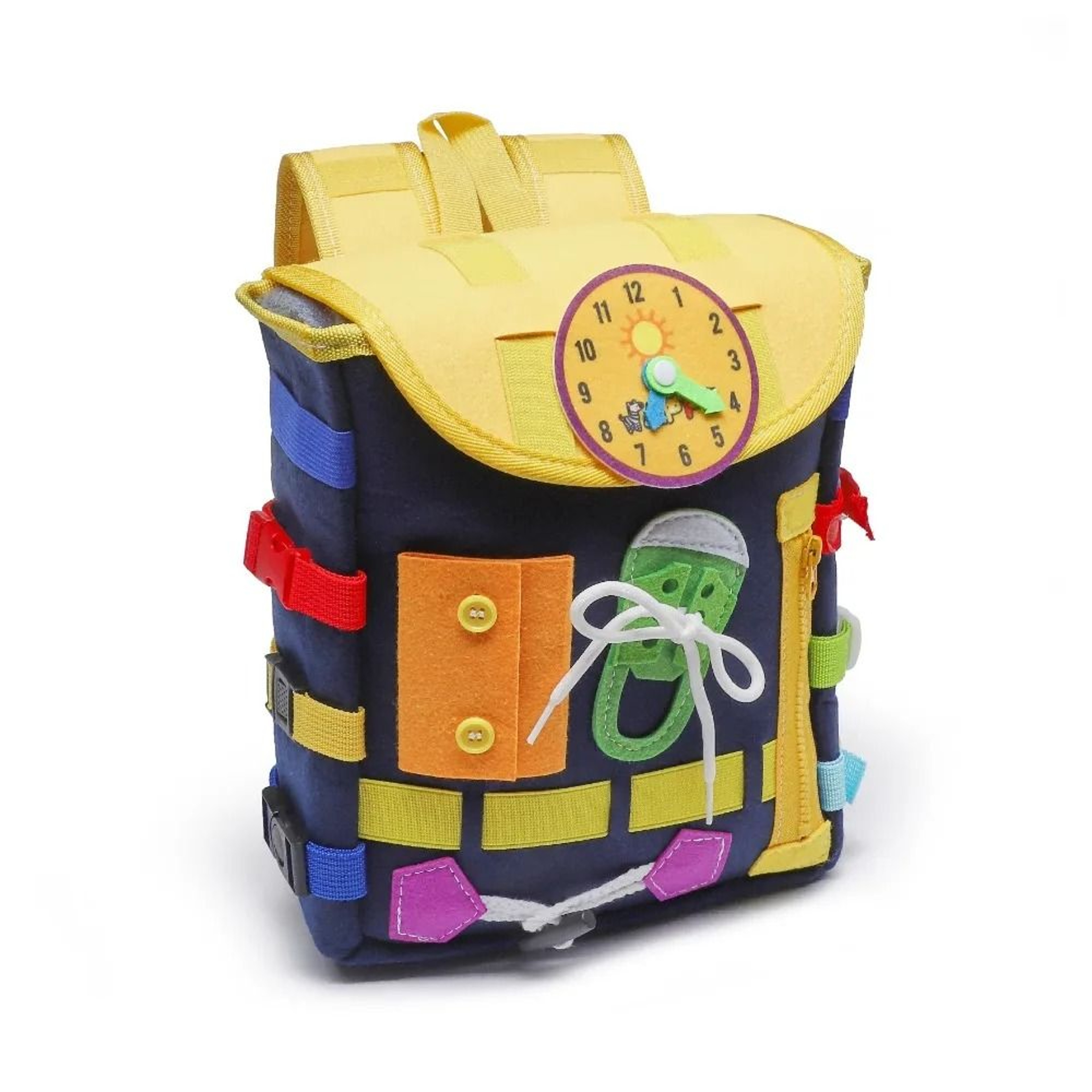 Montessori Sensory Busy Board Educational Backpack 3