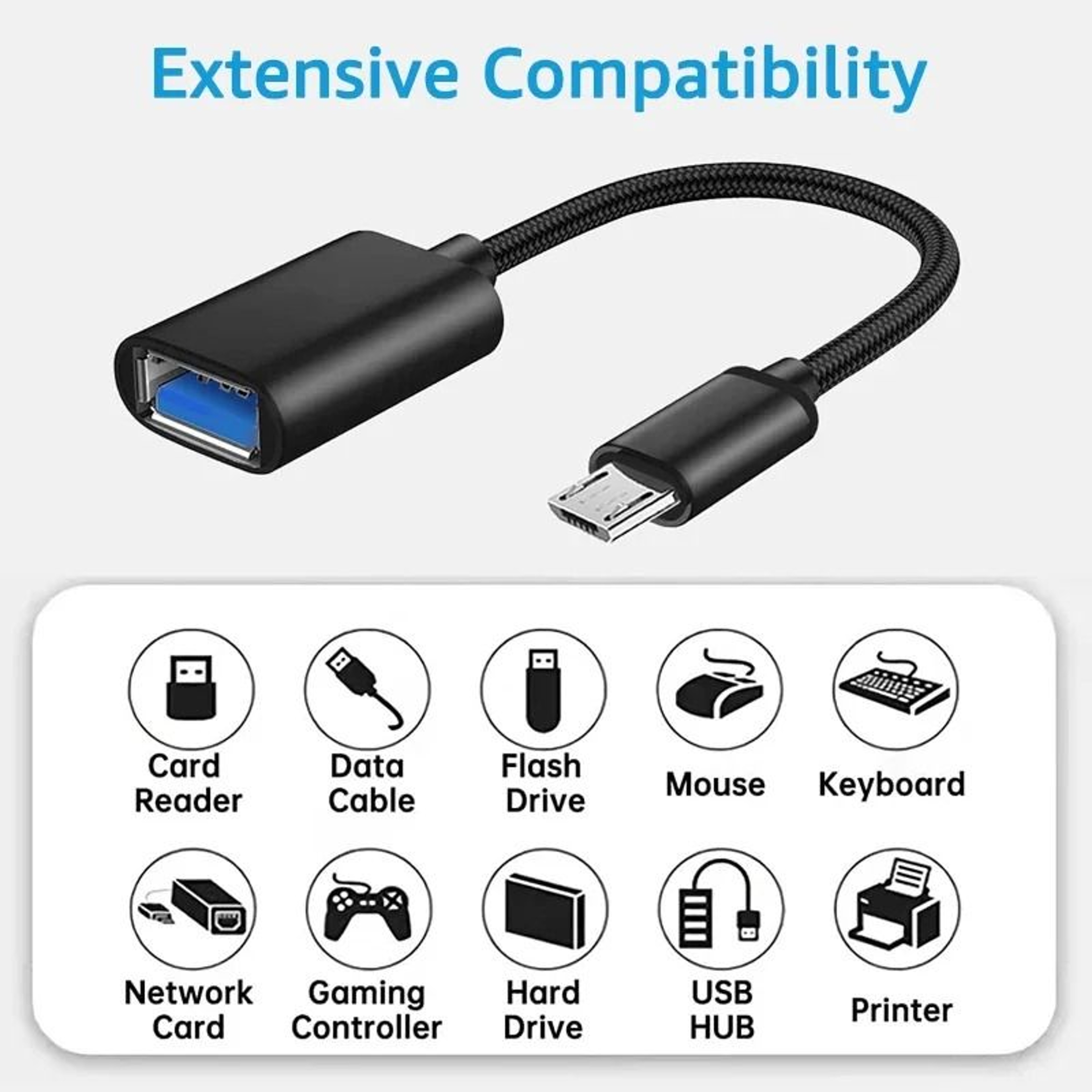 Compact Micro USB OTG High Speed Data Link 1