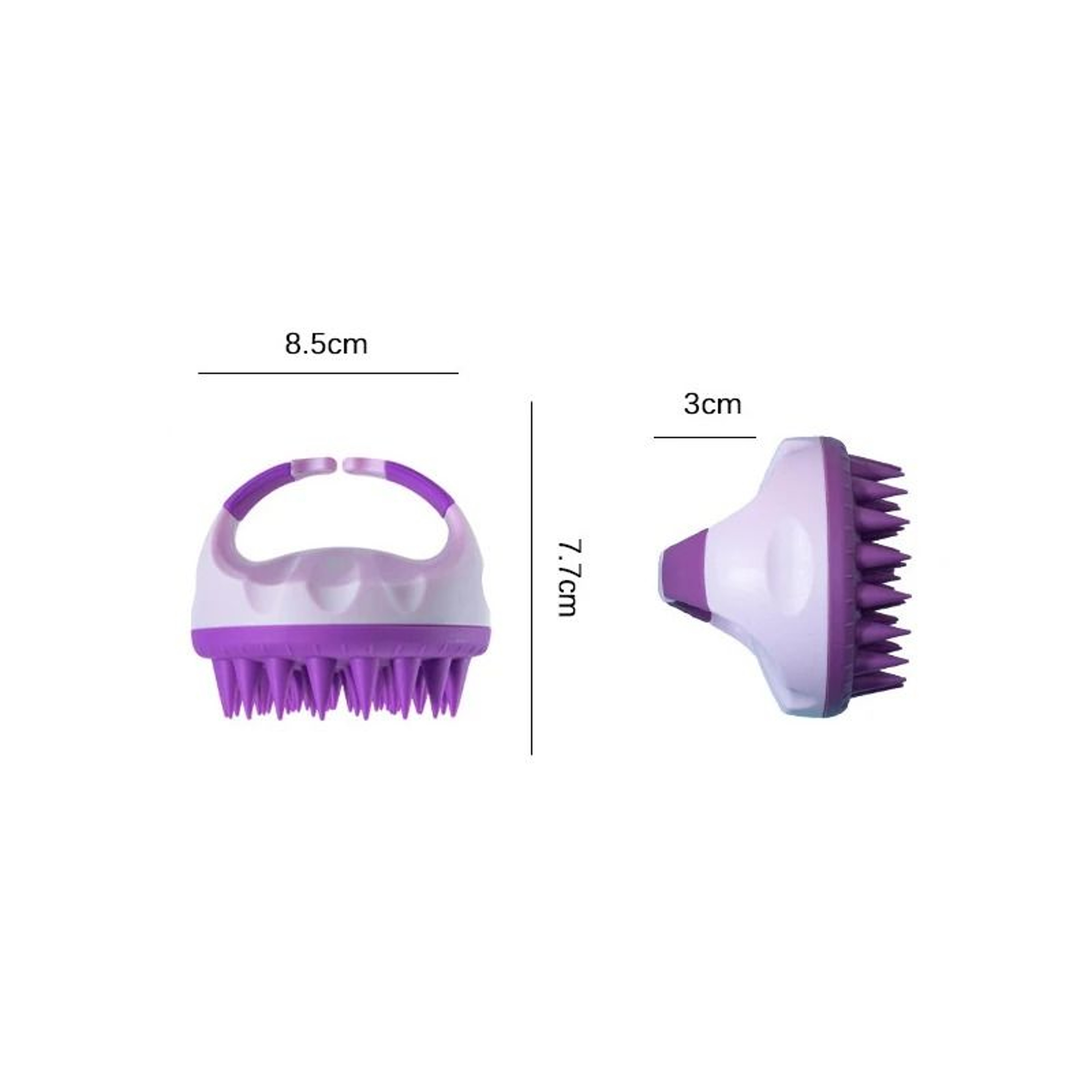 Handheld Silicone Scalp Massage And Shampoo Brush 5