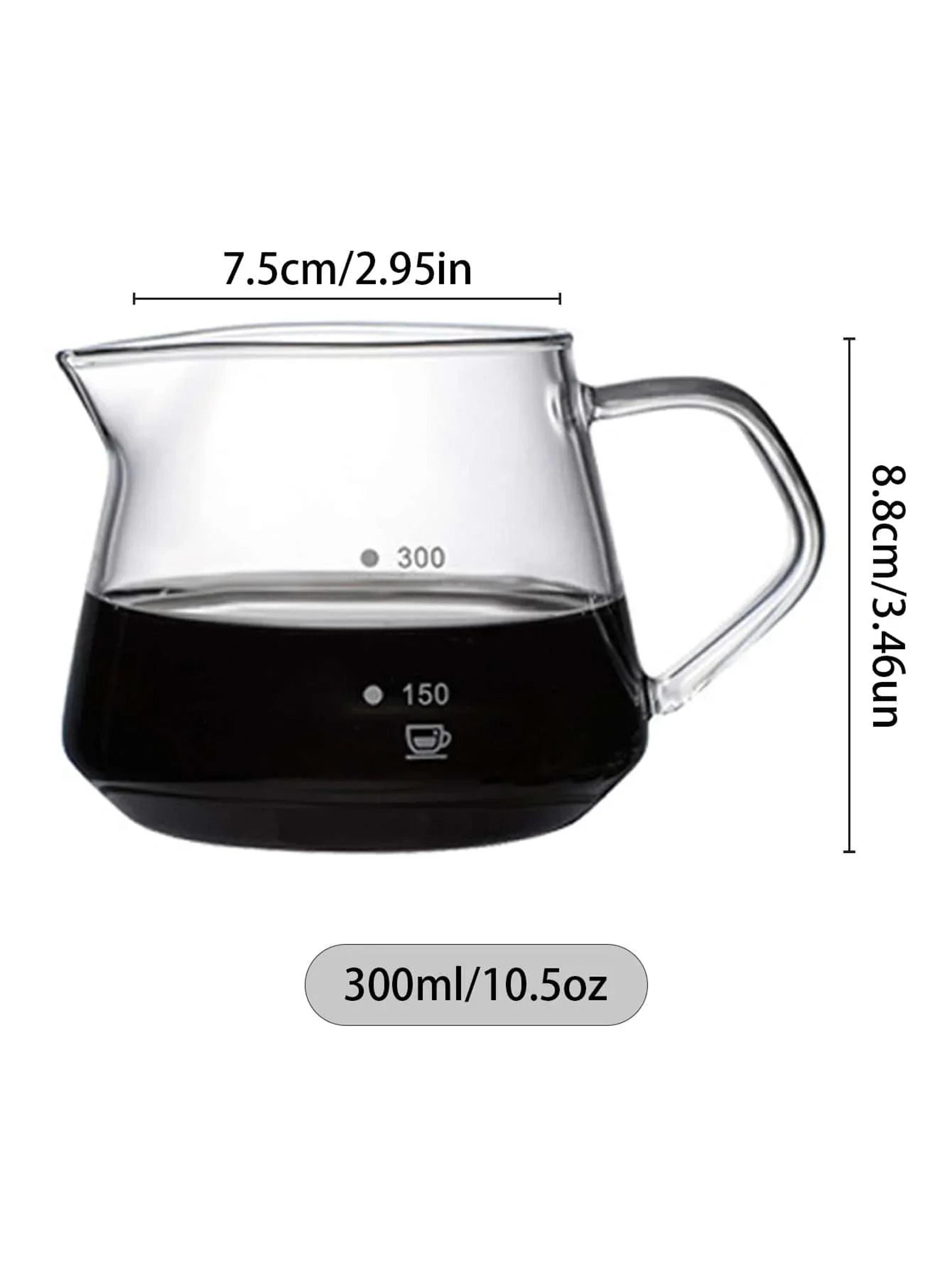 Glass Pour Over Coffee Brewer Set 6