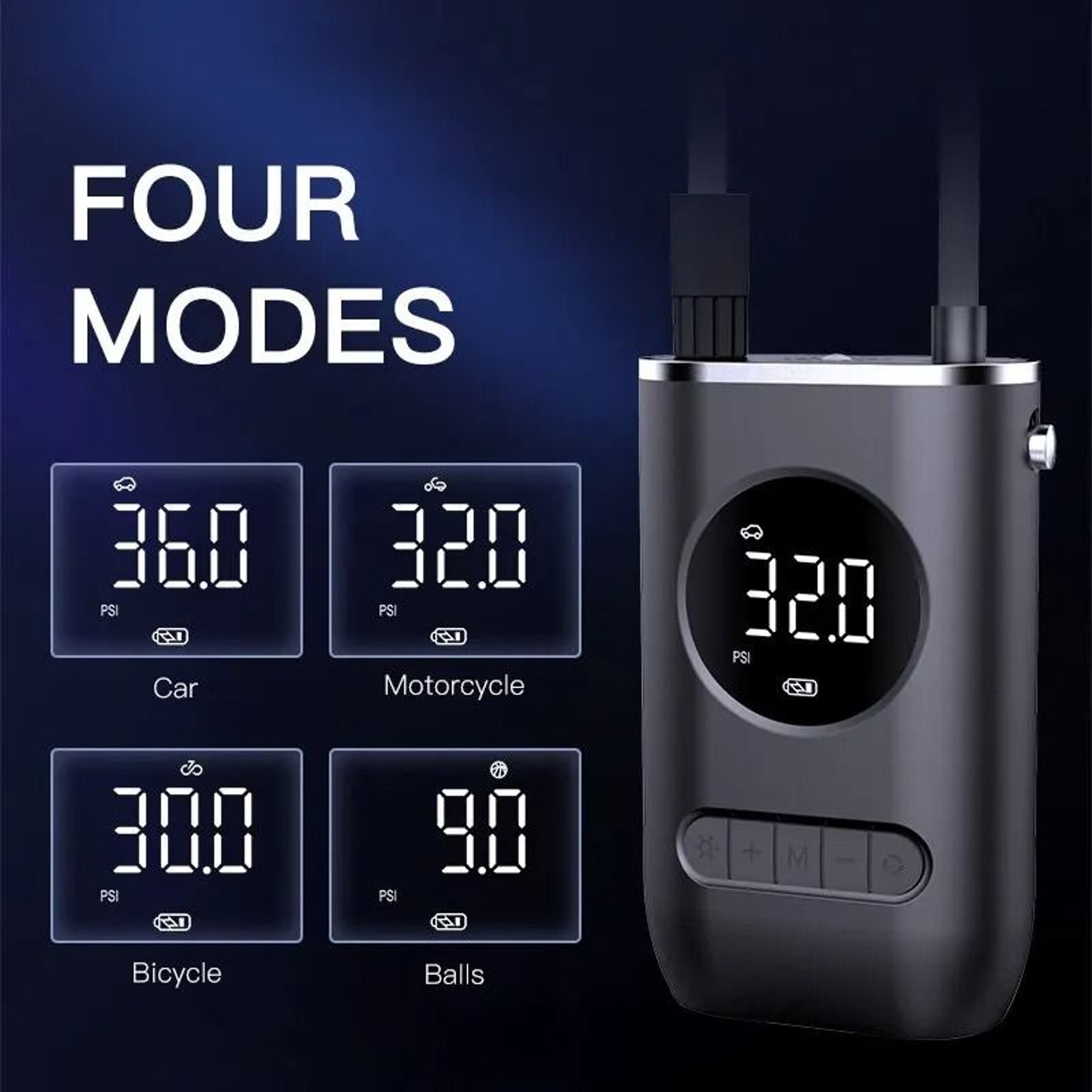 Handheld Wireless Digital Tire Inflator 1