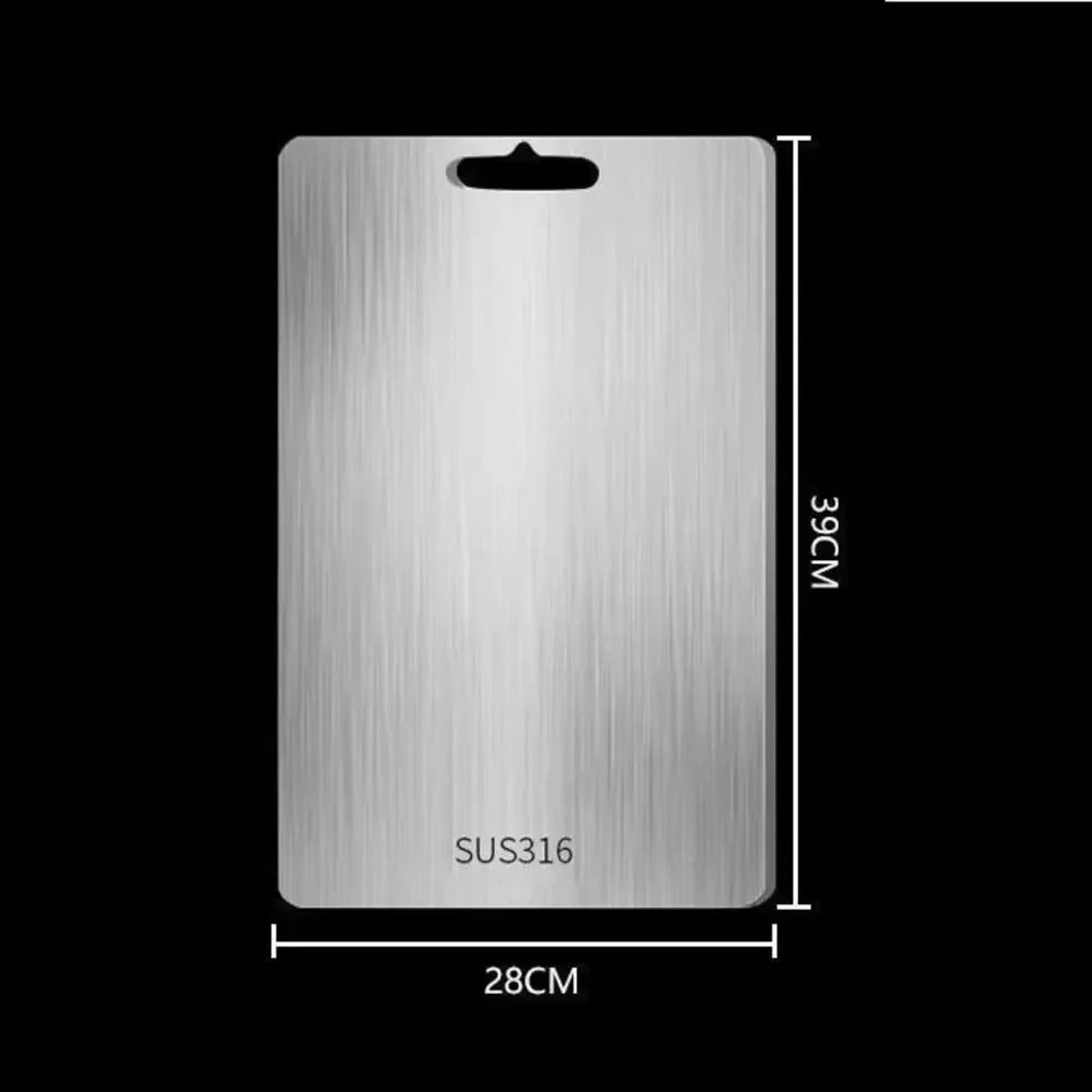 Thickened Stainless Steel Professional Cutting Board 8