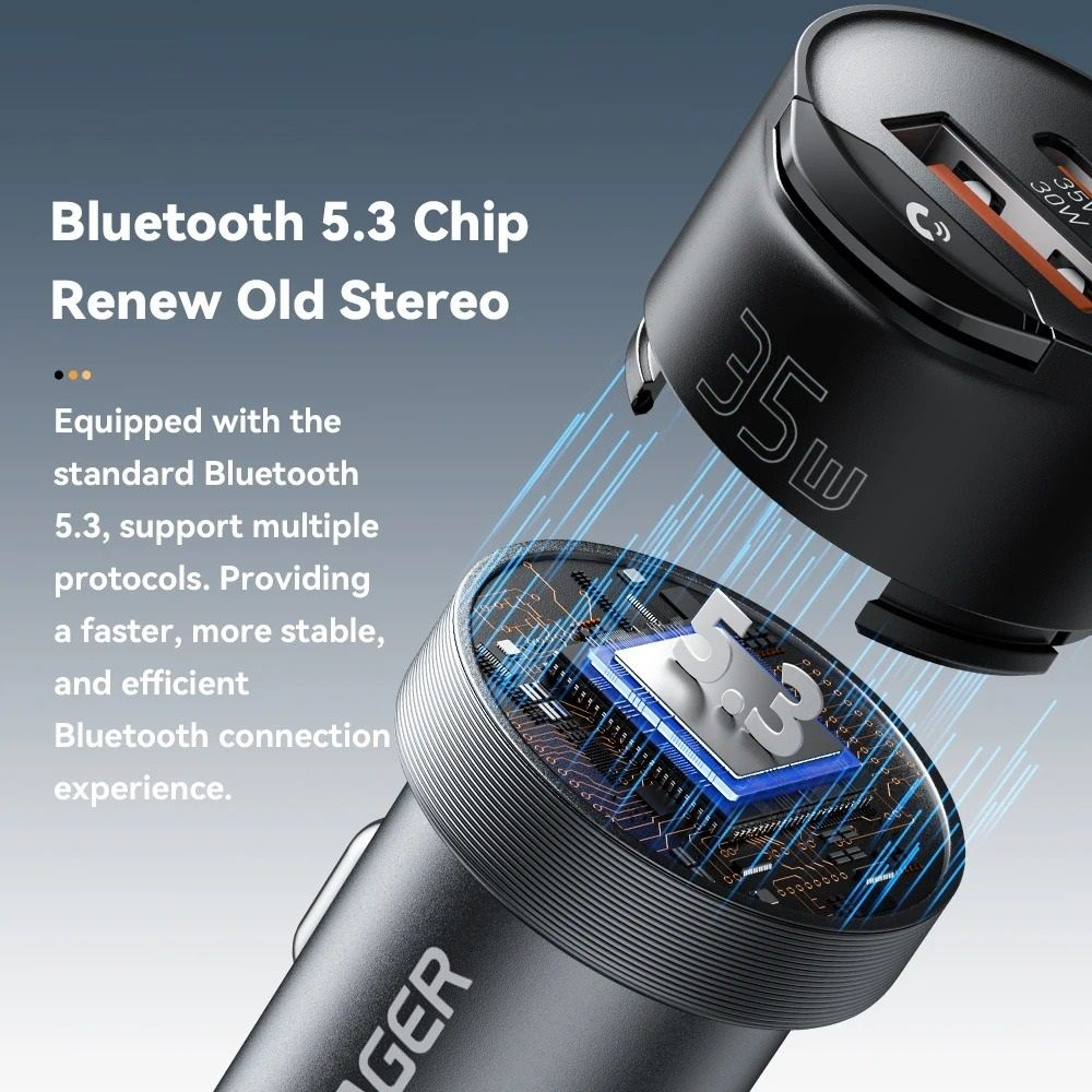 5in1 Wireless Audio  HighSpeed Power Hub 3
