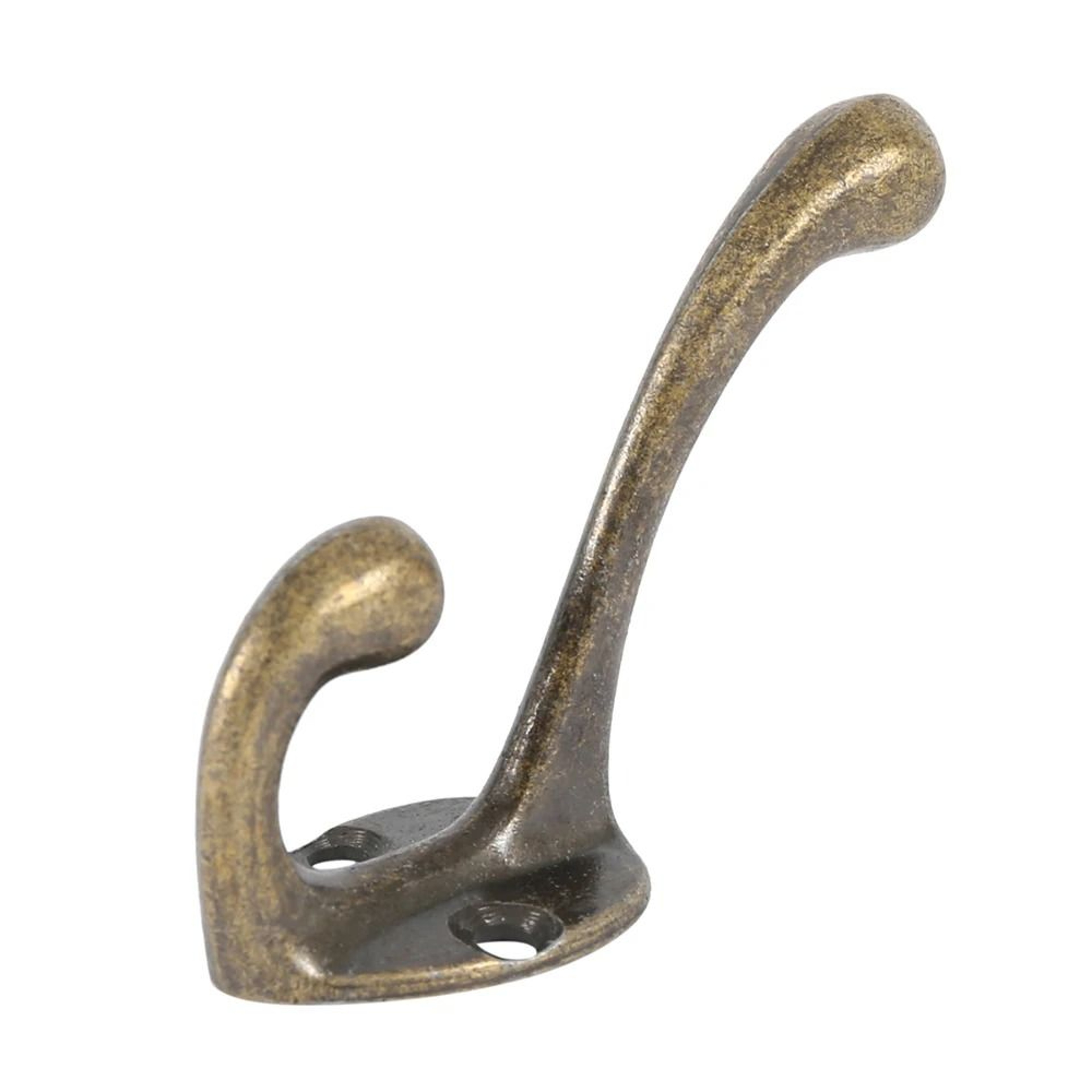 Heavy Duty Wall Mounted Dual Coat Hook Set 1
