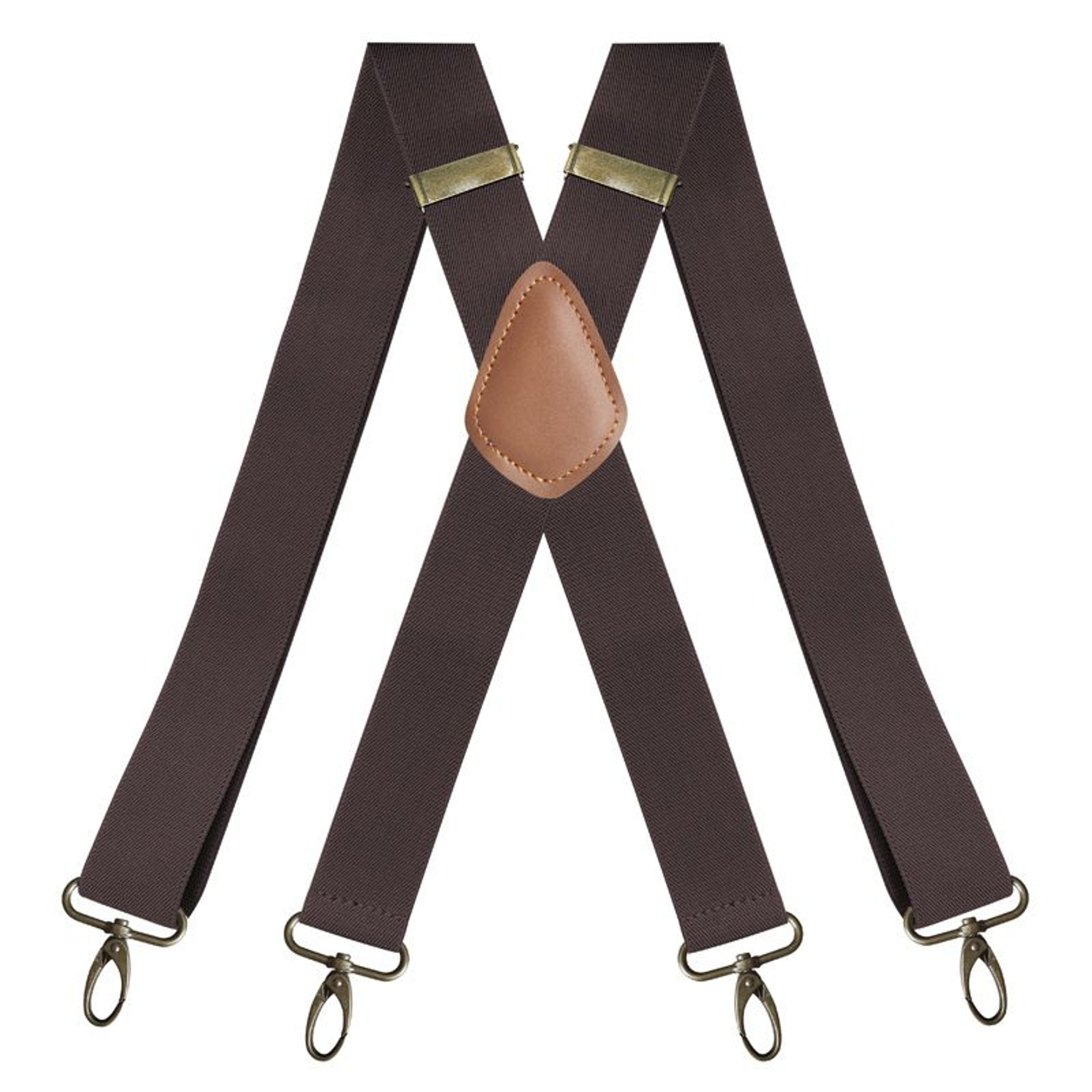 Mens Heavy Duty Work Suspenders With YBack Design  Secure Belt Loop Hook Clips 11