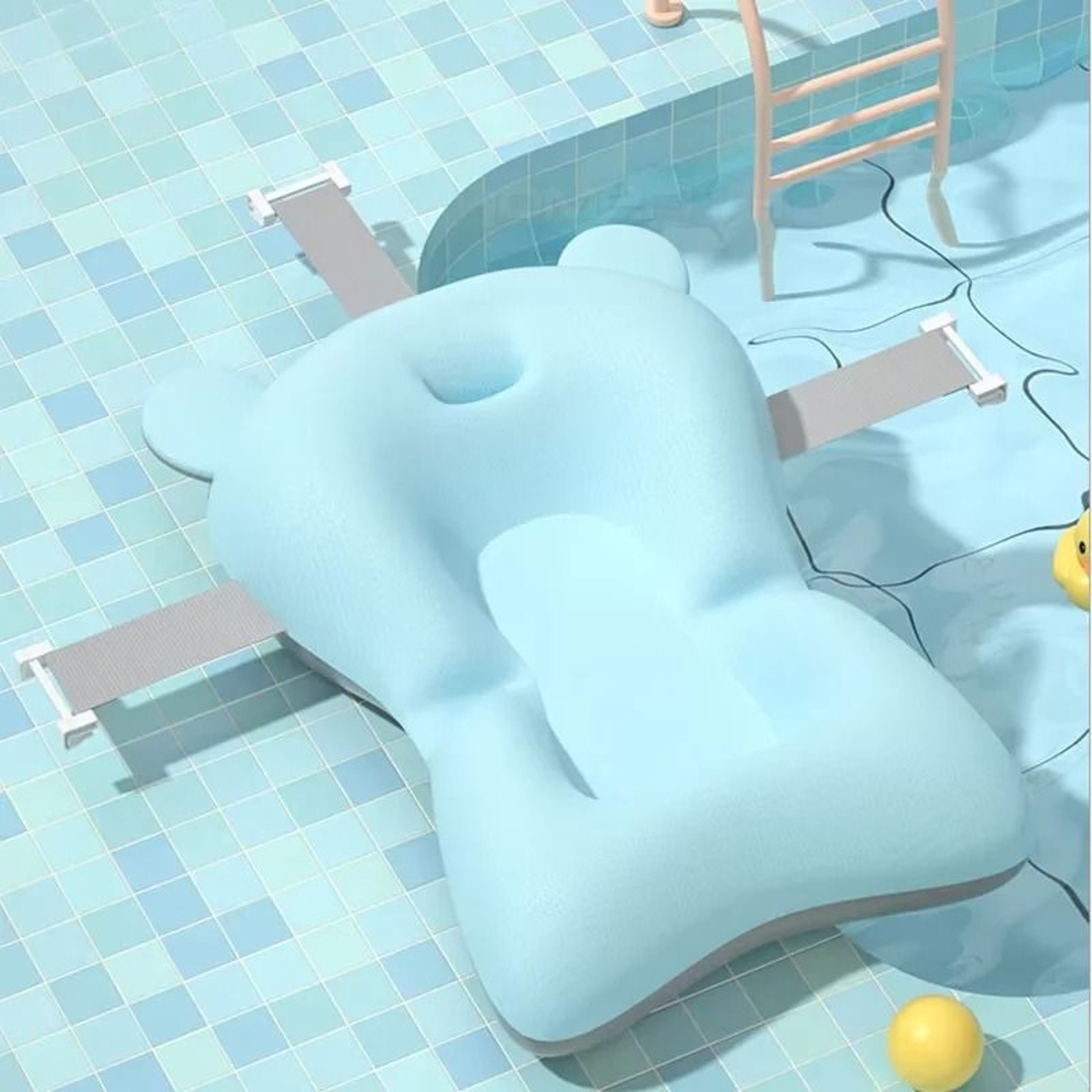 Foldable Floating Kids Bath Support Cushion 5