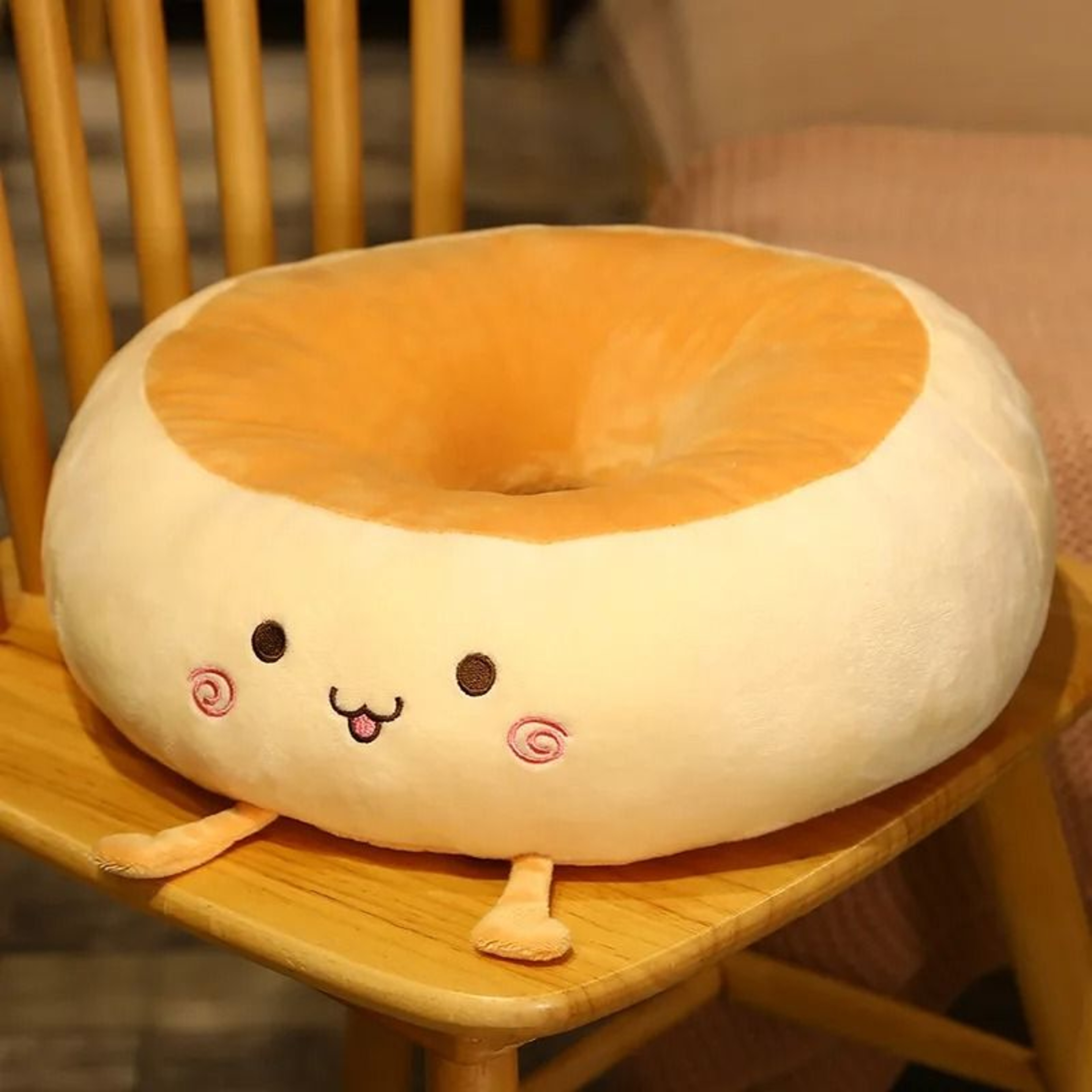 Bread Themed Memory Foam Seat And Waist Cushion 8