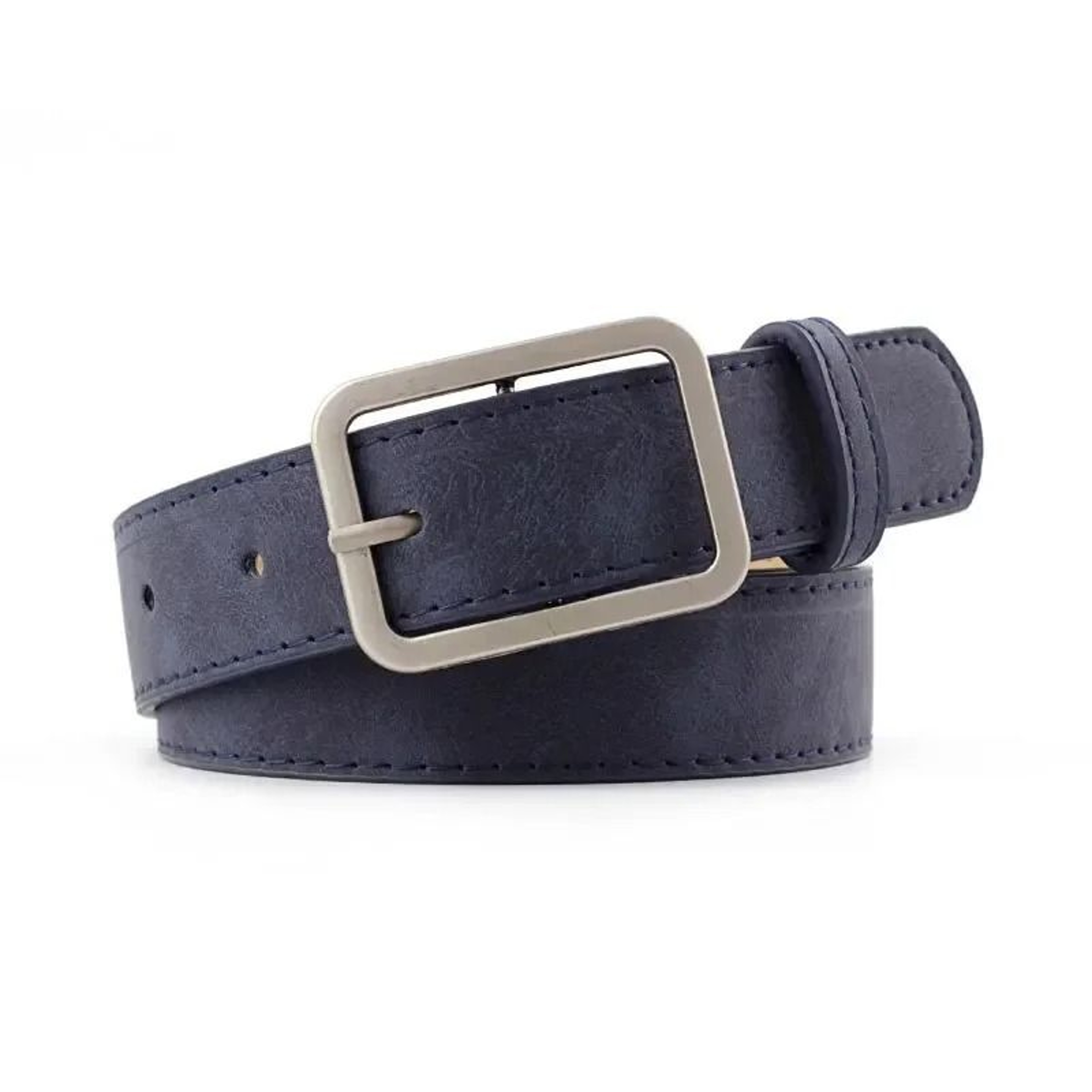 Retro Geometric Metallic Buckle Fashion Belt 2