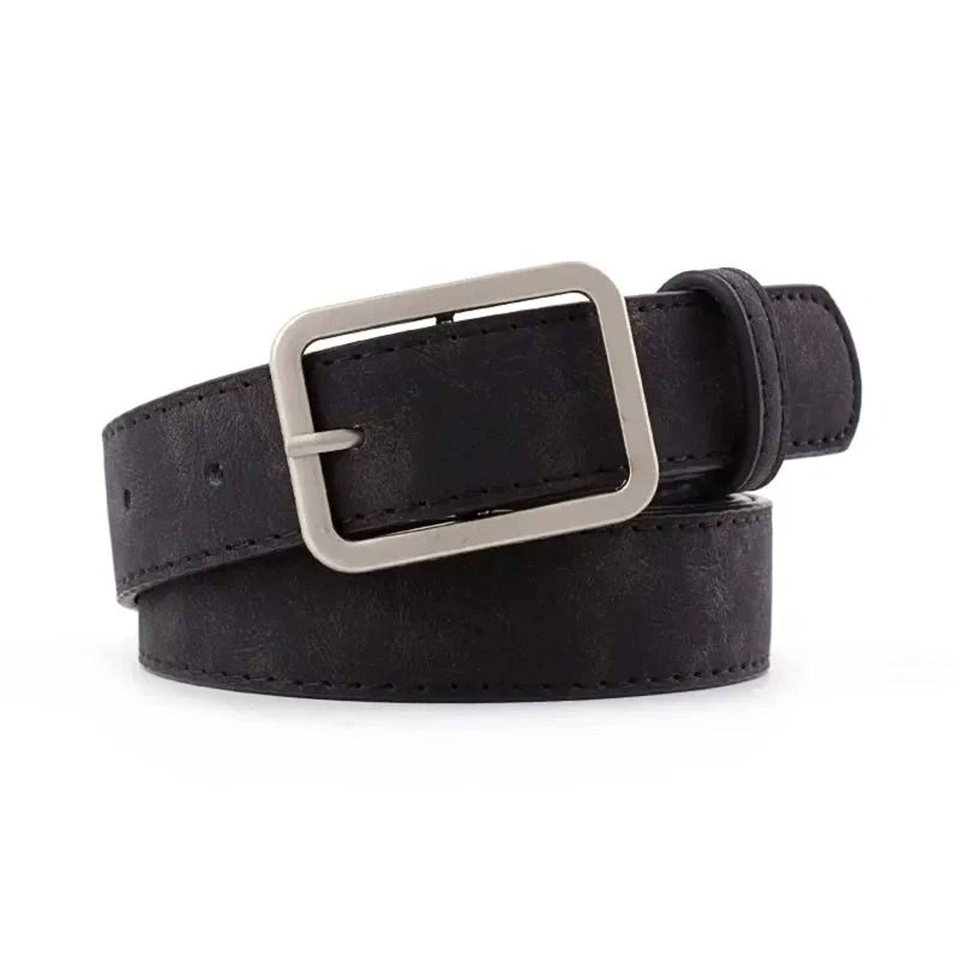 Retro Geometric Metallic Buckle Fashion Belt 7