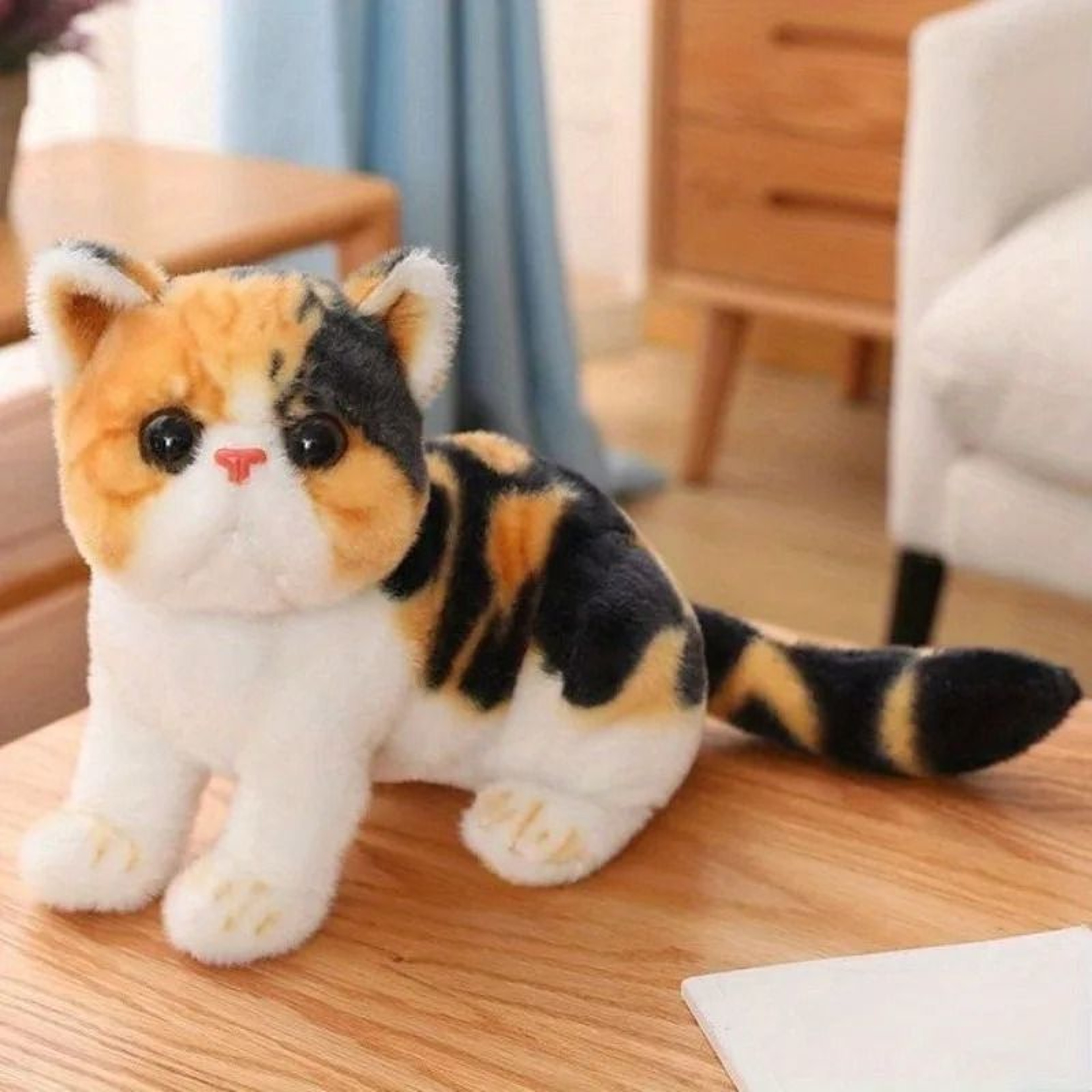 Lifelike American Shorthair Plush Cat 4